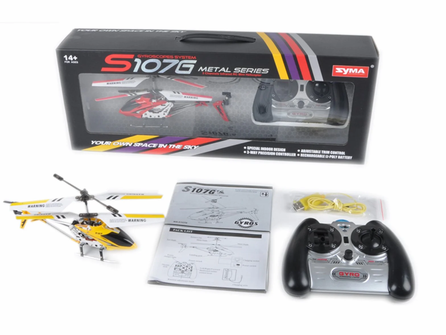 Makant SYMA S107G - RC helikopter, czarny