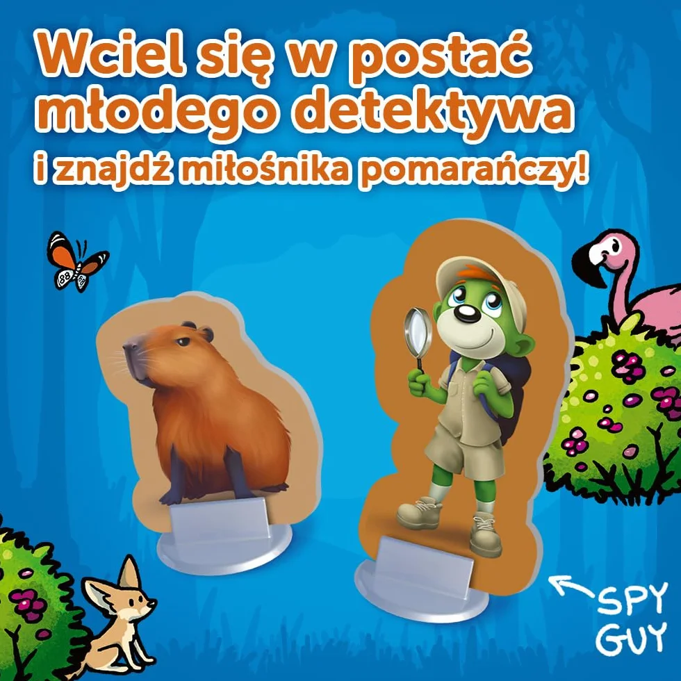 Trefl - Spy Guy Kids: Zwierzaki Cudaki - Kooperacyjna Gra Detektywistyczna dla Najmłodszych, Rodzinna Planszówka, Szukanie Poszlak, dla Dzieci od 3 lat
