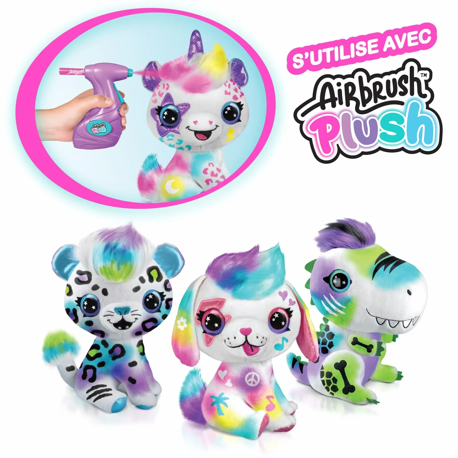 Canal Toys- Wkład do pluszu Airbrush, OFG 256, wielokolorowy