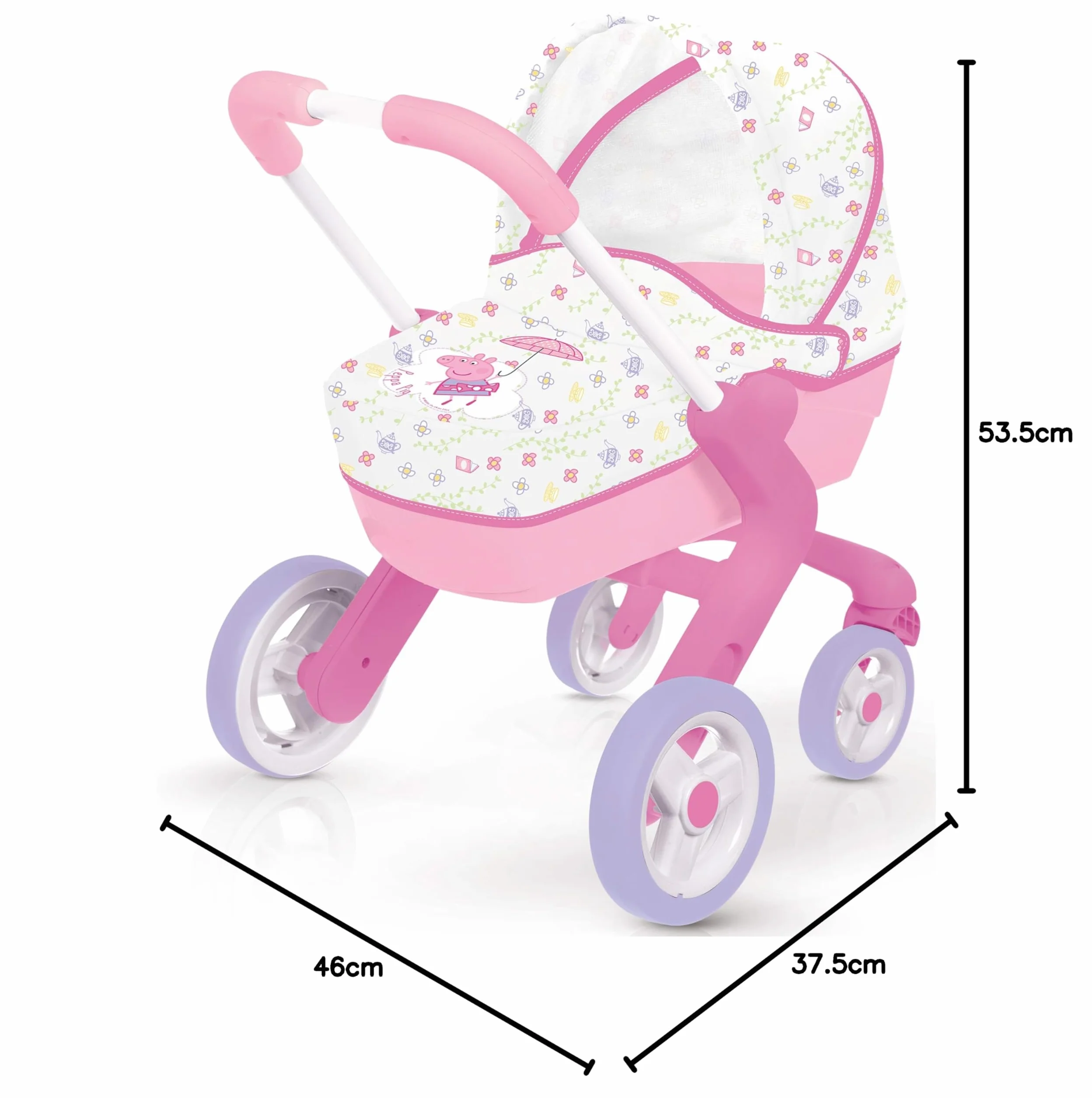 Smoby Świnka Peppa Wózek Głęboki