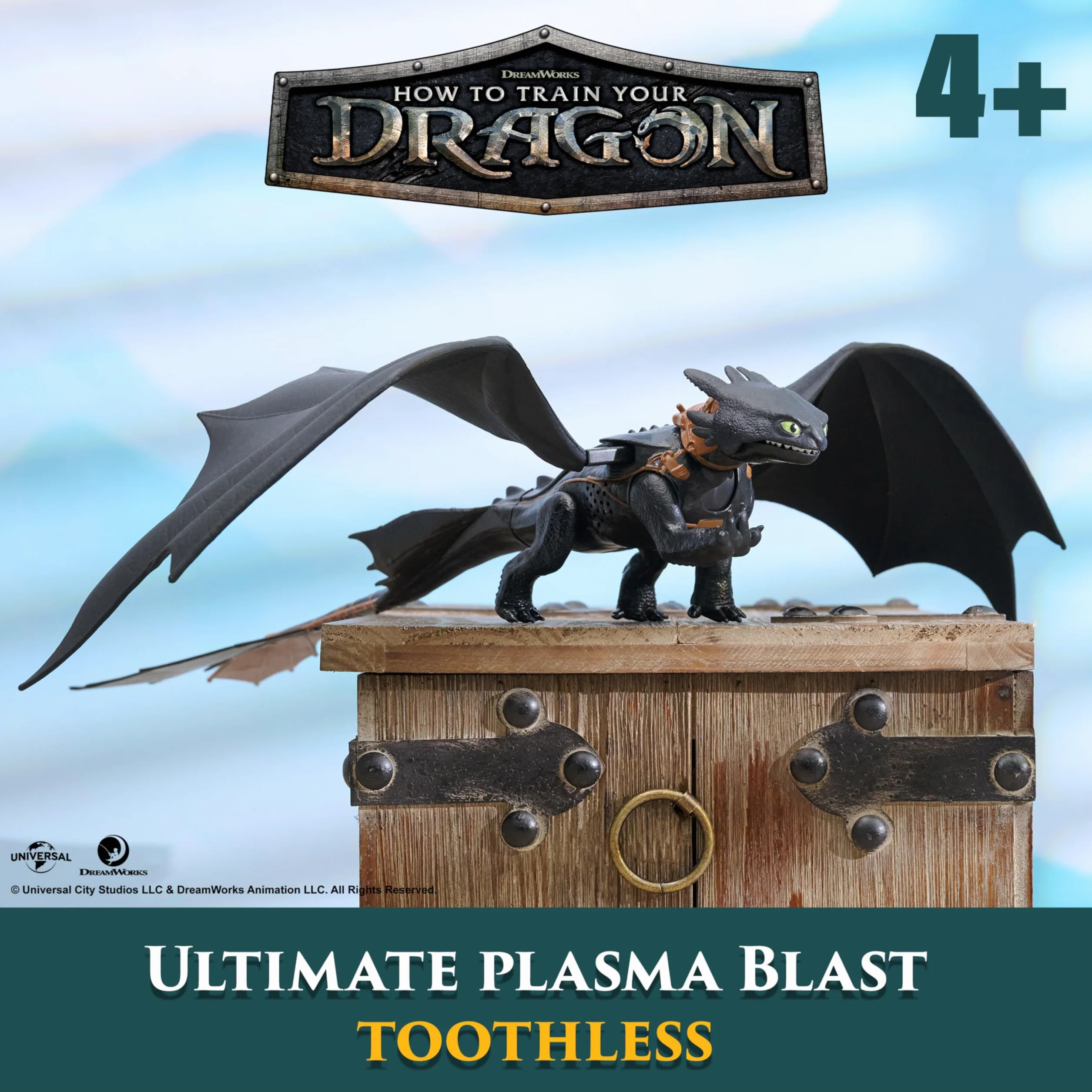 Dreamworks Dragons 6072541 Figure UltPlasmaBlast Tthlss, wielokolorowa