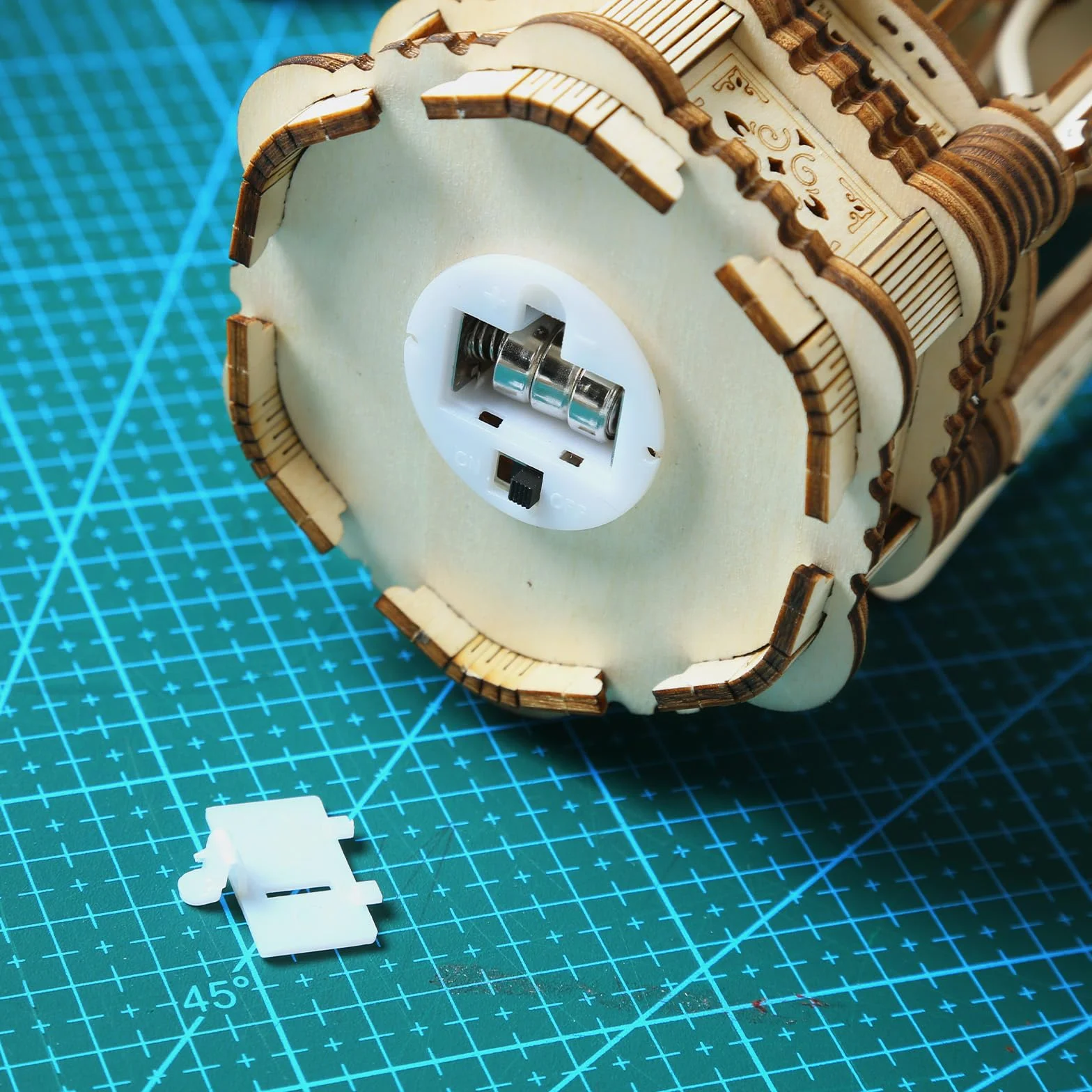 Cuteefun 3D drewniany zestaw modeli dla dorosłych, latarnia ręczna, mechaniczny zestaw konstrukcyjny, prezent na urodziny, Dzień Ojca, Boże Narodzenie