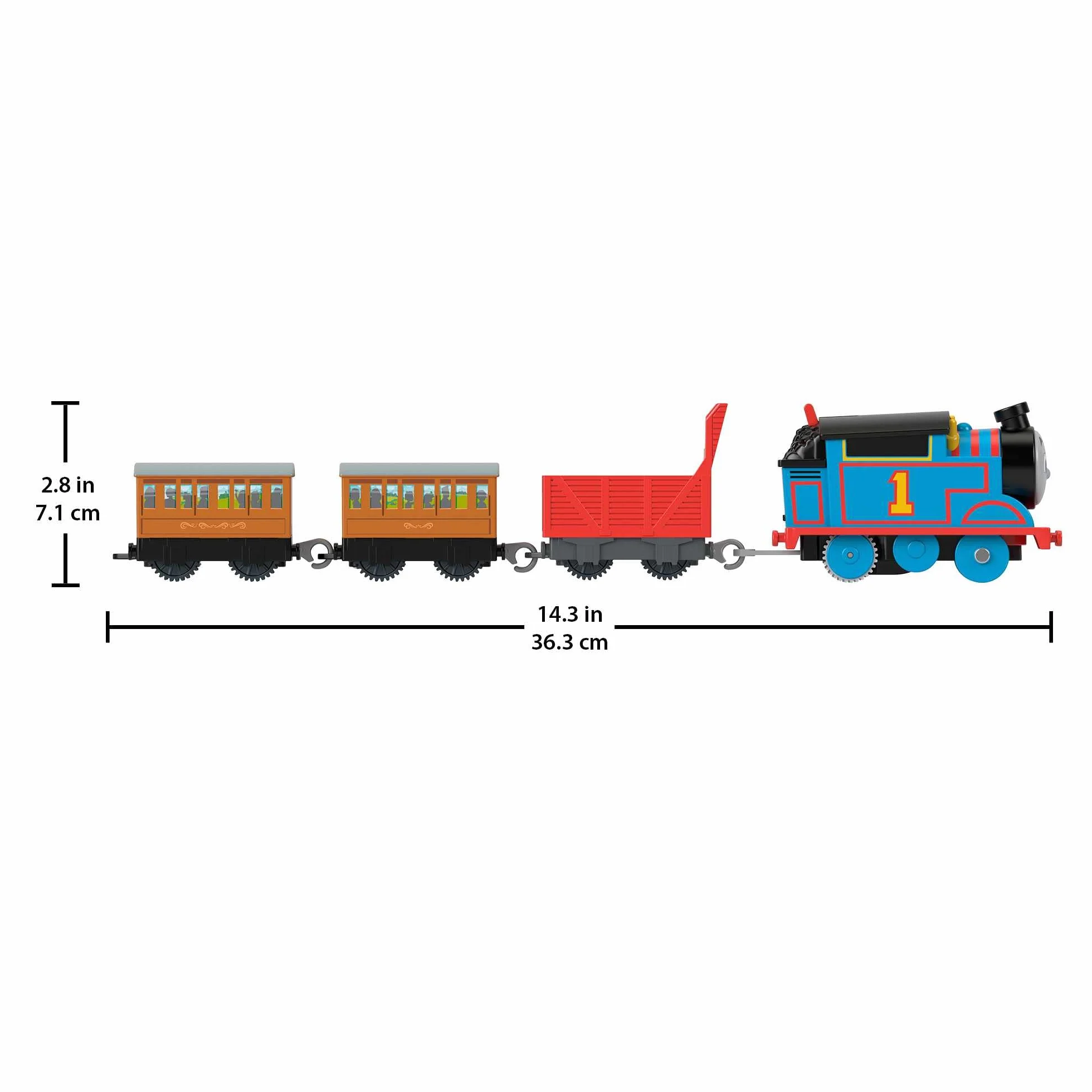 Fisher-Price Thomas & Friends 3-in-1 Package Pickup Train Set with motorized Thomas for preschoolers ages 3 years and older