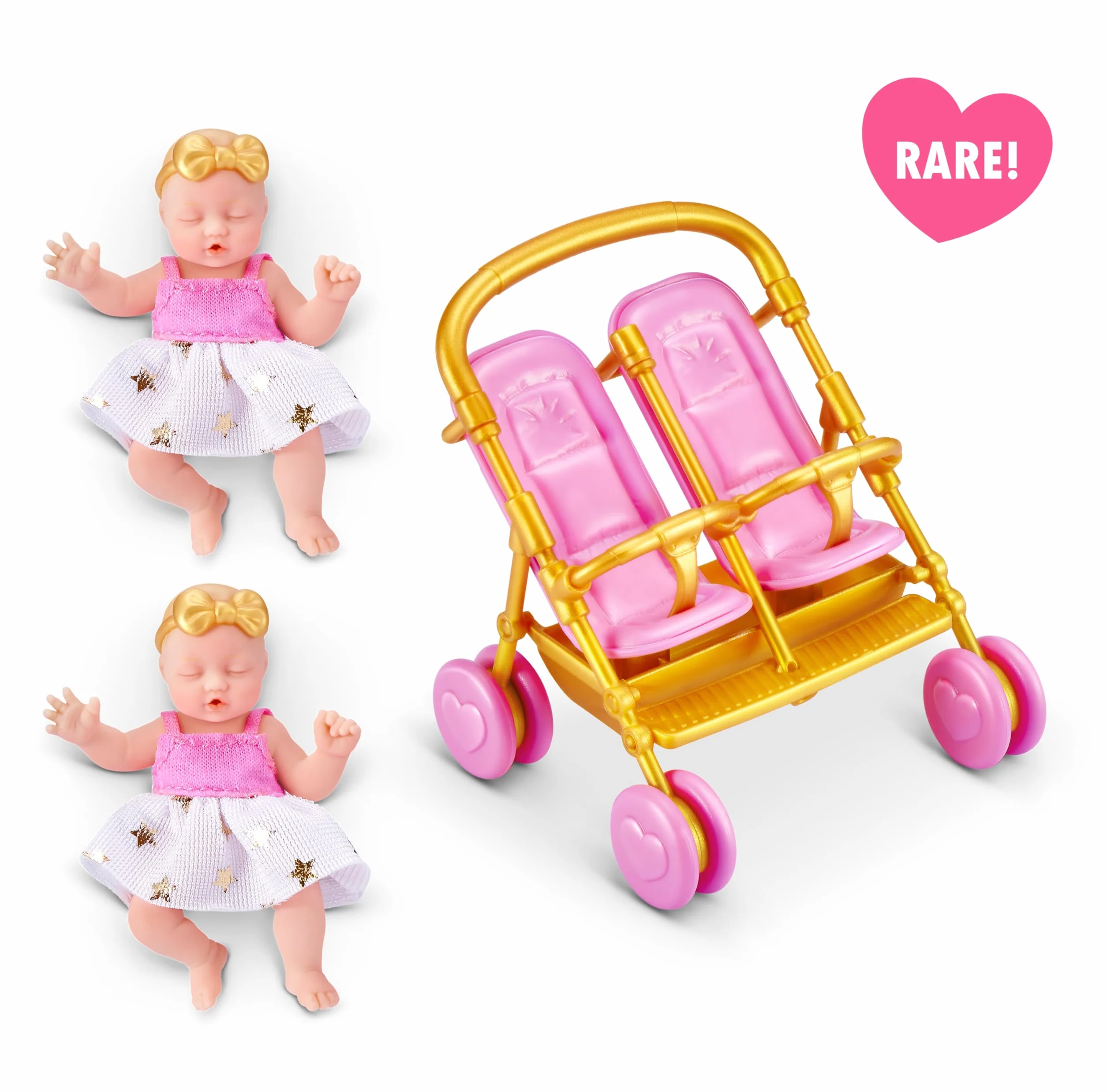 5 Surprise My Mini Baby Series 2 od ZURU, kolekcjonerska tajemnicza kapsułka, zabawka dla dziewcząt, realistyczne miniaturowe dziecko, zestaw do zabawy i akcesoria (pojedyncza kapsułka)