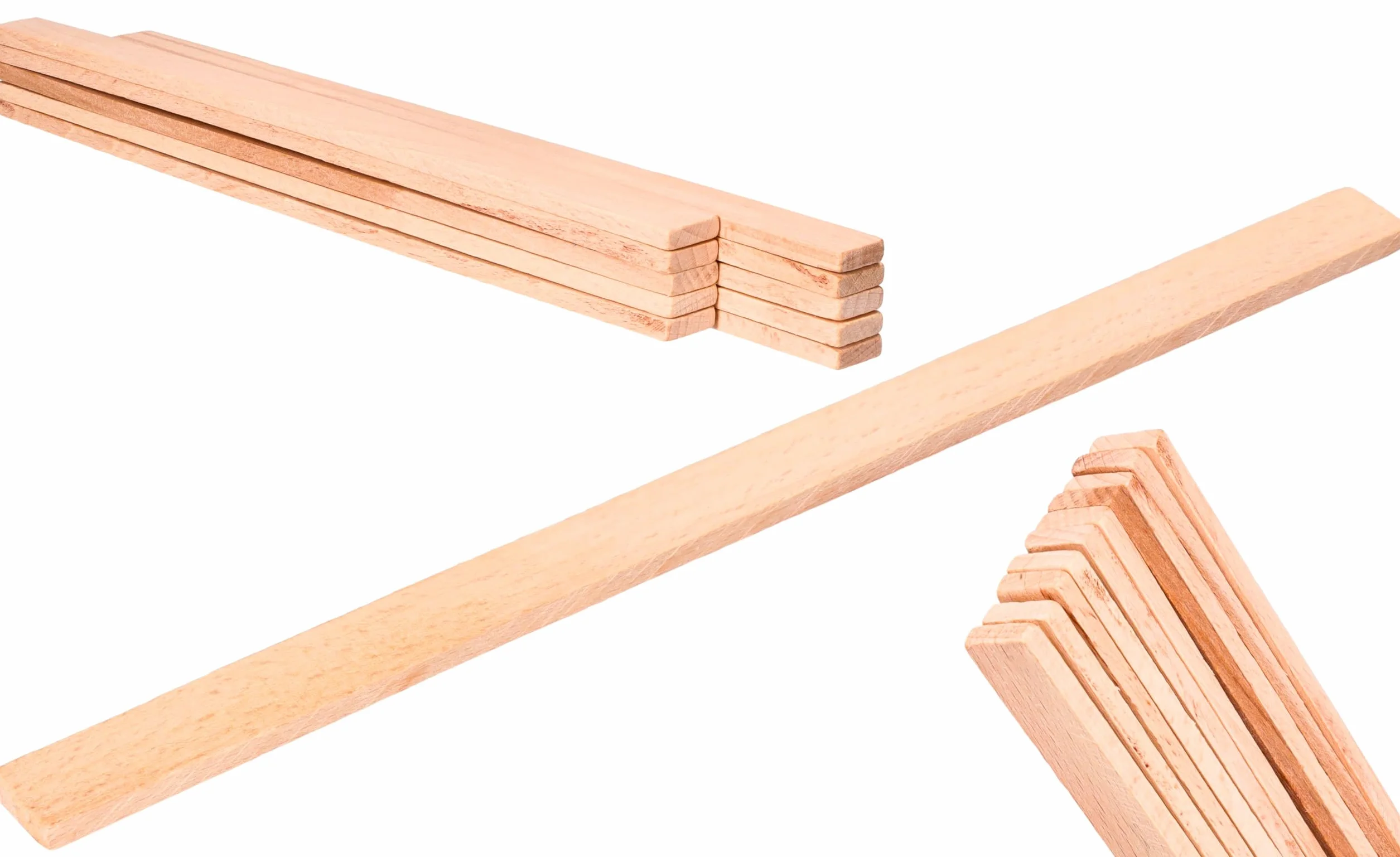 ToolSpace 10x Mieszadło drewniane do Farby – 300 mm – Drewniane, naturalne i wytrzymałe mieszadło do farb różnego rodzaju, emalii, bejc – Ergonomiczny chwyt – łatwość mieszania - różne zastosowanie
