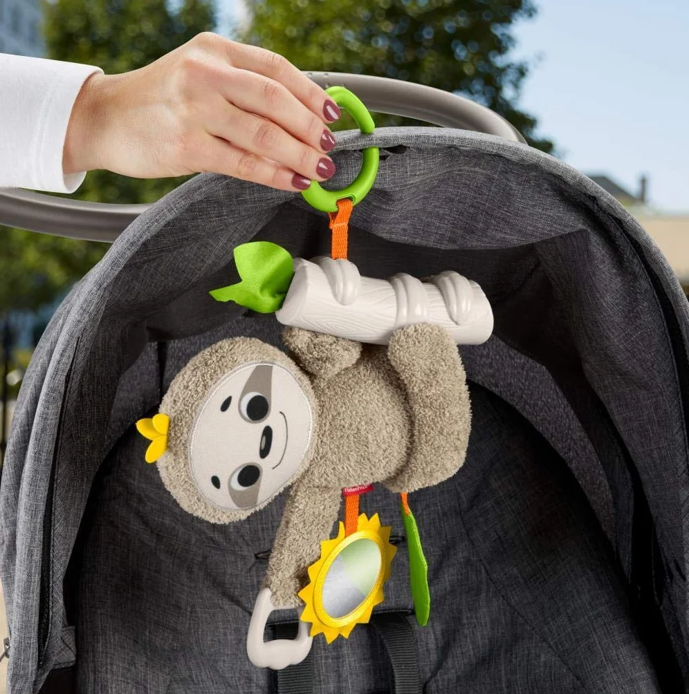 Fisher-Price GHL39 mały leniwiec zabawkowy, wielokolorowy