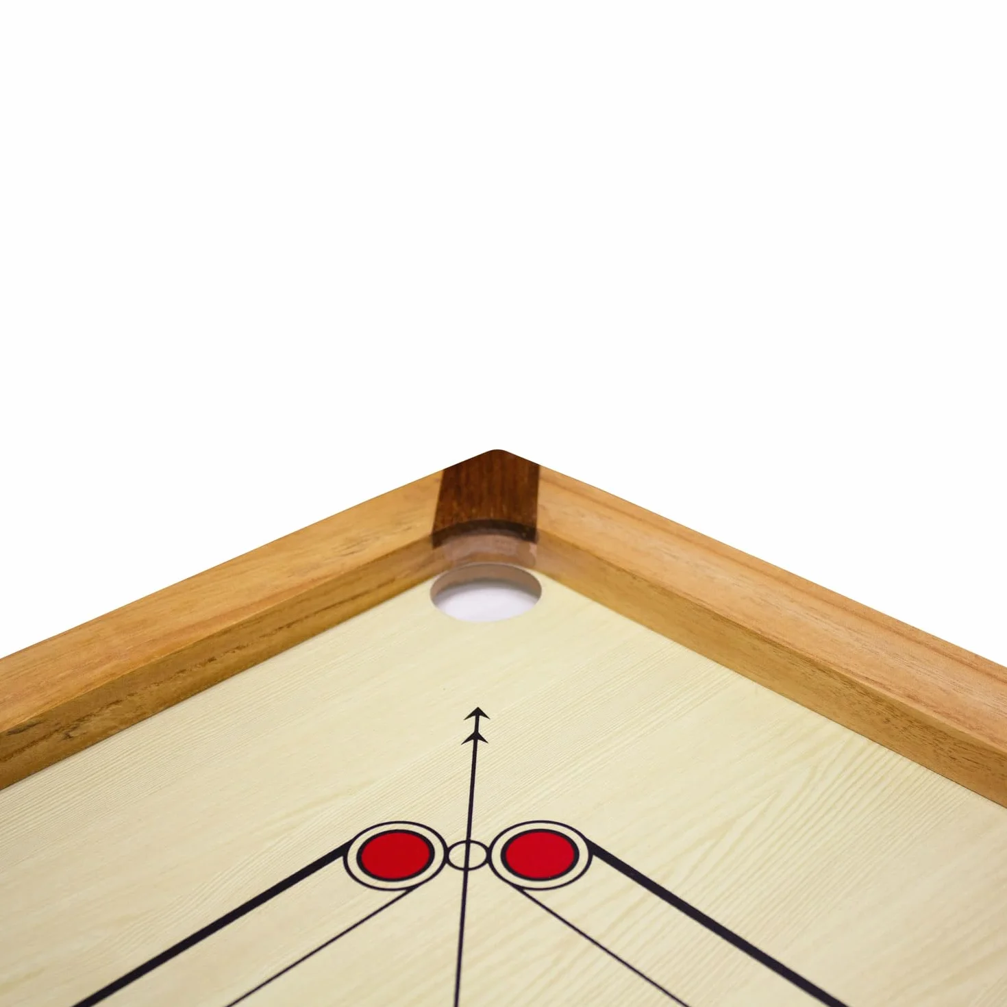 Carrom Board Excellence Turniej 83 cm z kompletnym wyposażeniem, torbą transportową i proszkiem ślizgowym - 2983