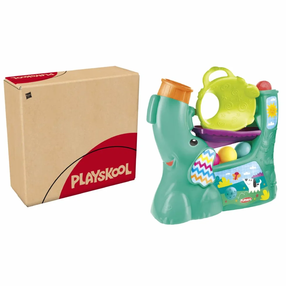 Fontanna piłek Playskool Chase 'n Go, aktywna zabawka dla niemowląt i małych dzieci w wieku od 9 miesięcy (tylko na Amazon)