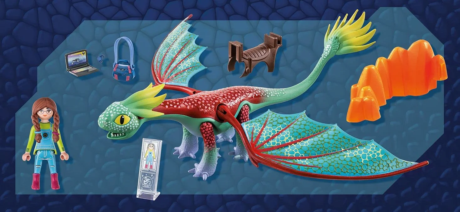 PLAYMOBIL Dragons: The Nine Realms 71083 Piórka i Alex, od 4 lat