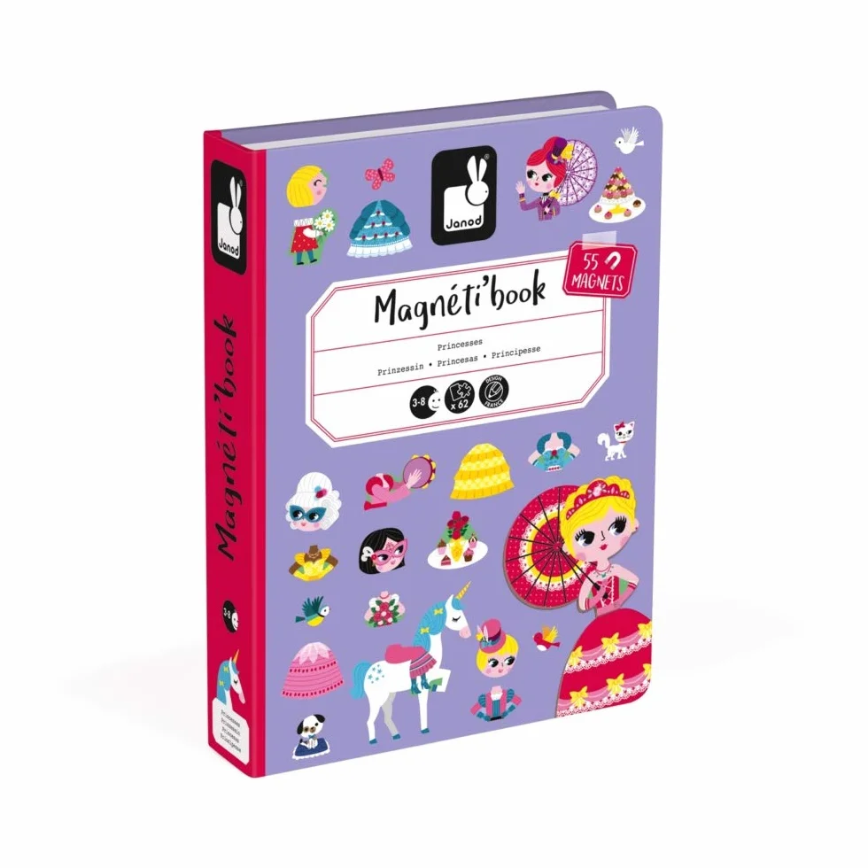 Janod Magneti'Book Princesses J02725