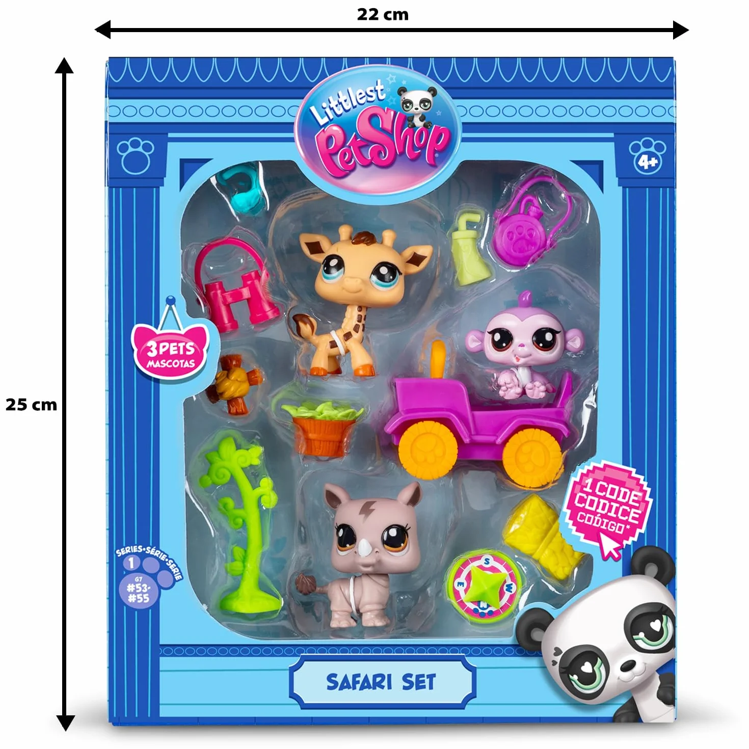 Bandai Safari Zabawka, Wielokolorowy, Od 4 Lat