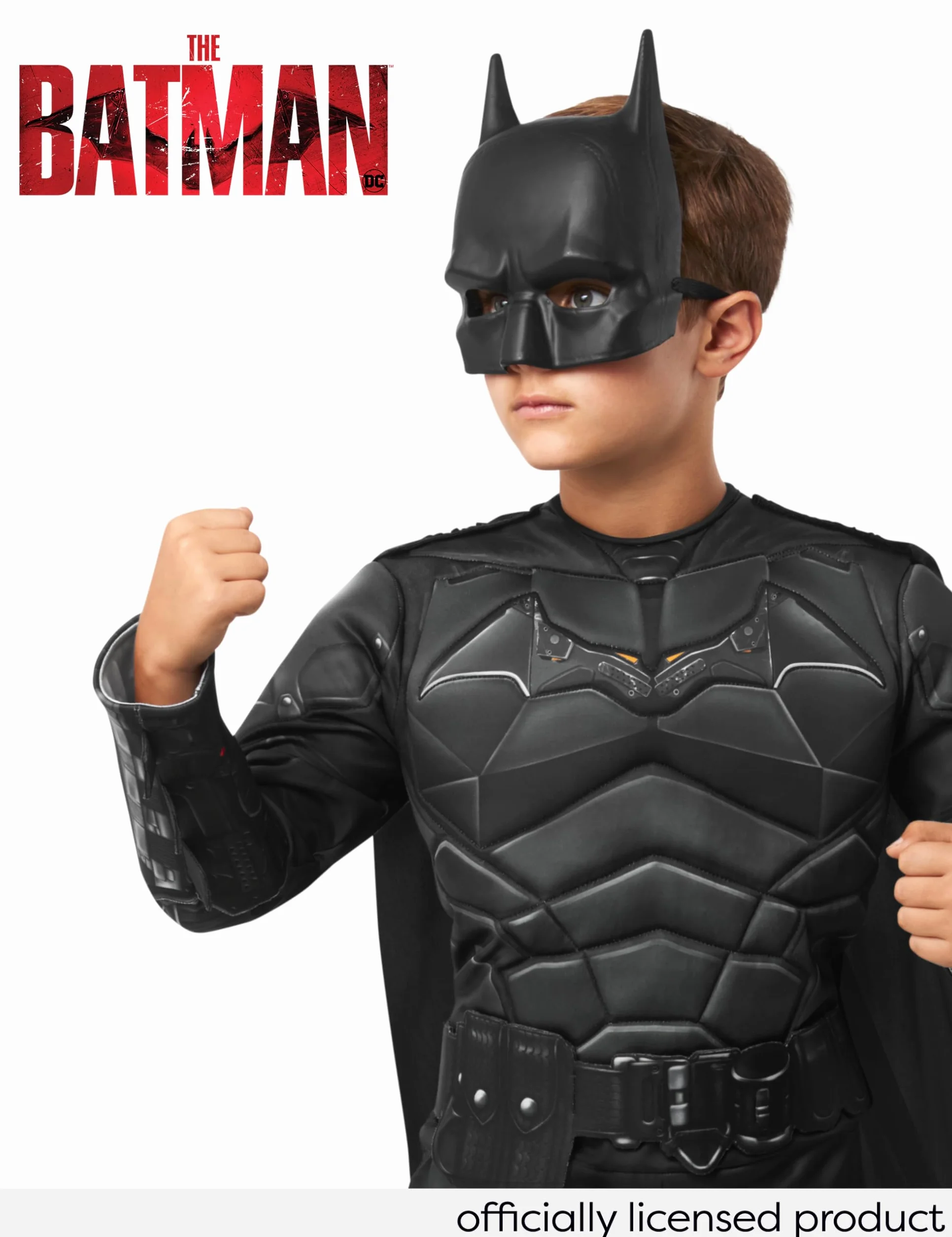 Rubie's Batman Movie Batman Kids Uniseks - dzieci Boy's Dc - the Batman Deluxe Costume