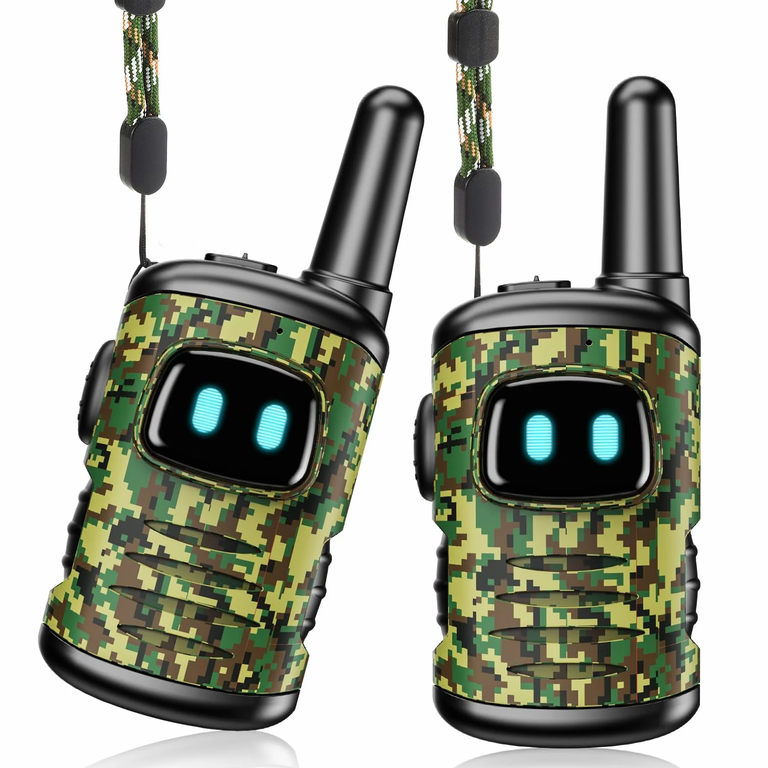 Adeokay Walkie Talkie Zabawki dla dzieci 3-7 lat Chłopcy i Dzieci - Kreatywne gry na zewnątrz
