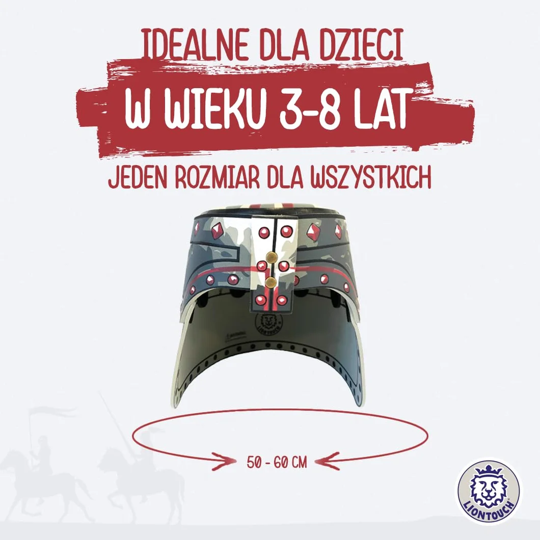 Liontouch 150LT średniowieczna maltańska pianka zabawka kask dla dzieci