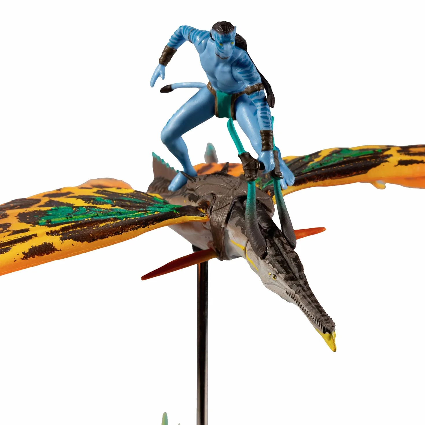 McFarlane Zabawki, awatar Disneya, World of Pandora Skimwing i Jake Sully Avatar, zestaw figurek kolekcjonerskich zabawek Disneya - wiek 8+