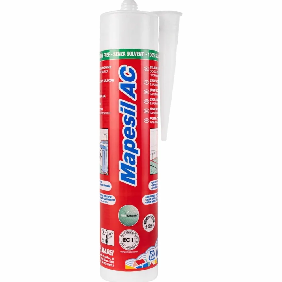 MAPEI Mapesil AC 310ml - kolor 188 Ciasteczko - wodoodporny elastyczny silikon uszczelniający