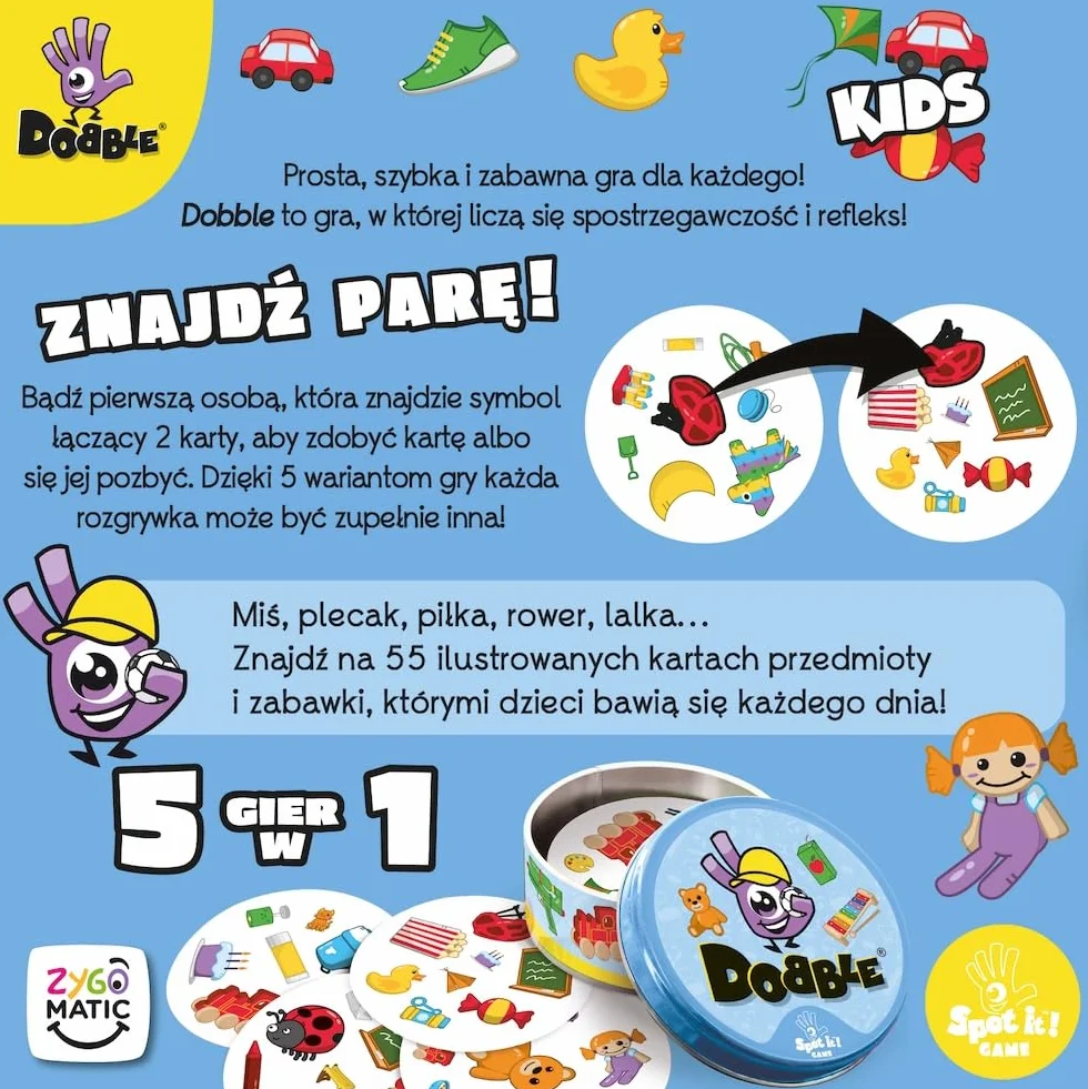 Zygomatic, Dobble Kids