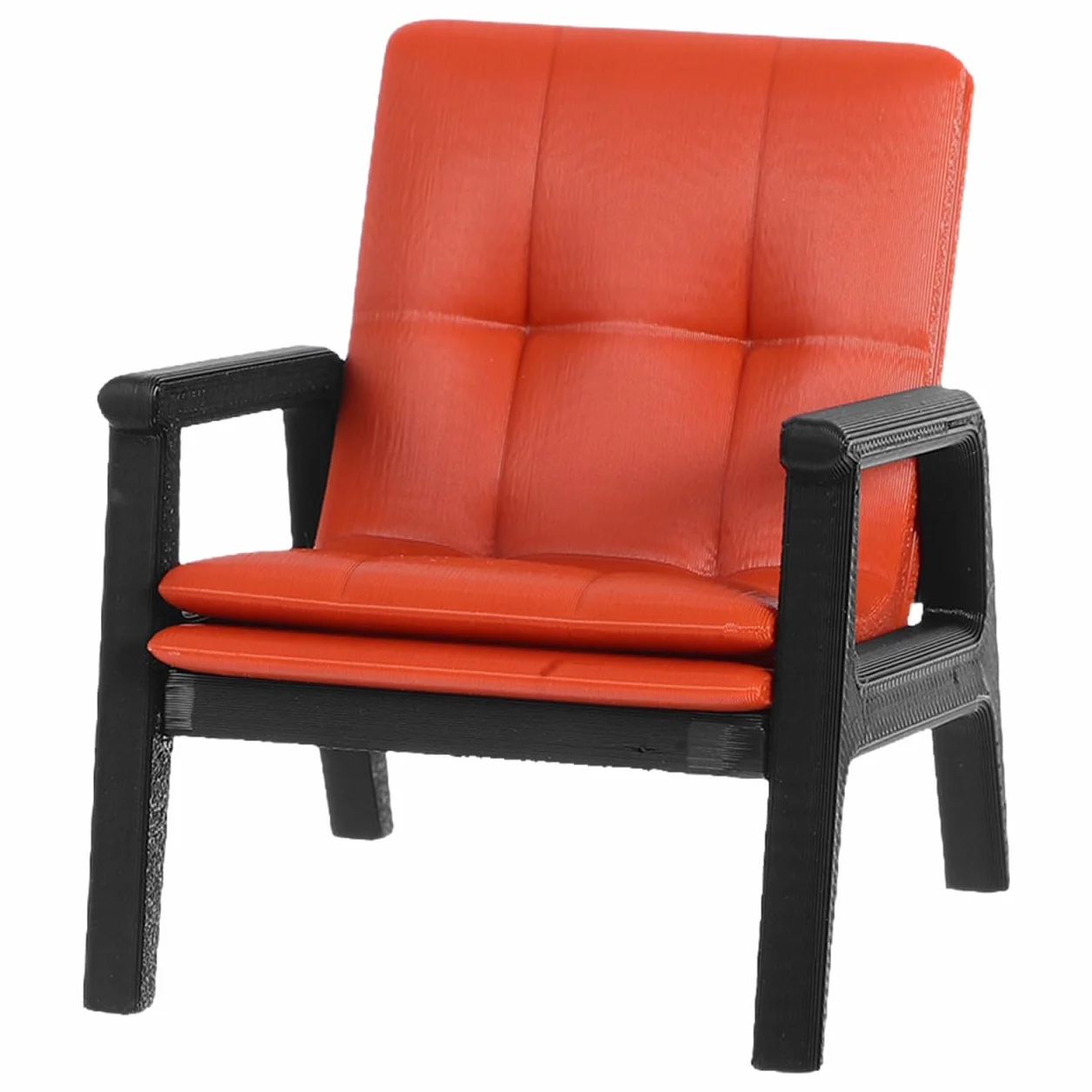 Zerodeko Miniaturowy fotel, pojedyncza sofa, fotel 1:12, miniaturowe meble, akcesoria, meble, dekoracja, urodziny, wesele, przyjęcie