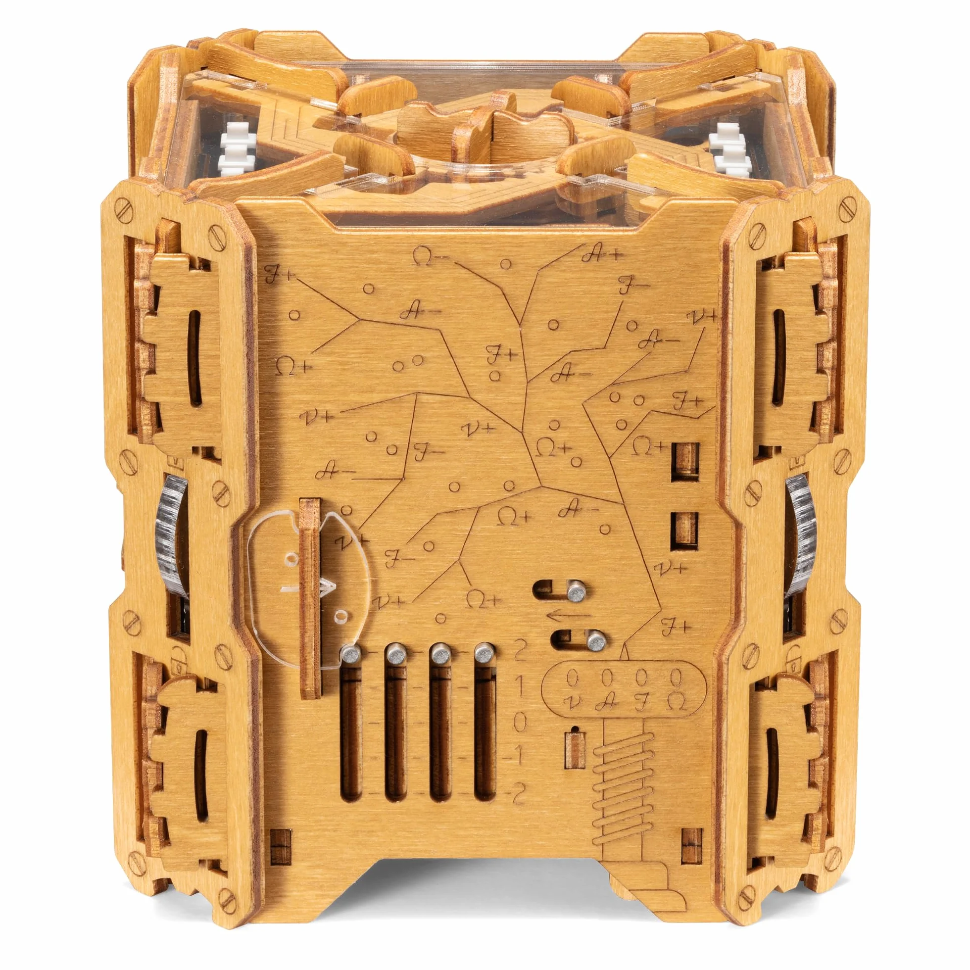 PUZZLE POTATO Tesla Puzzle Box - Escape Room gra z elektronicznymi zagadkami - pudełko na puzzle - gra logiczna dla dorosłych - pudełko na prezent