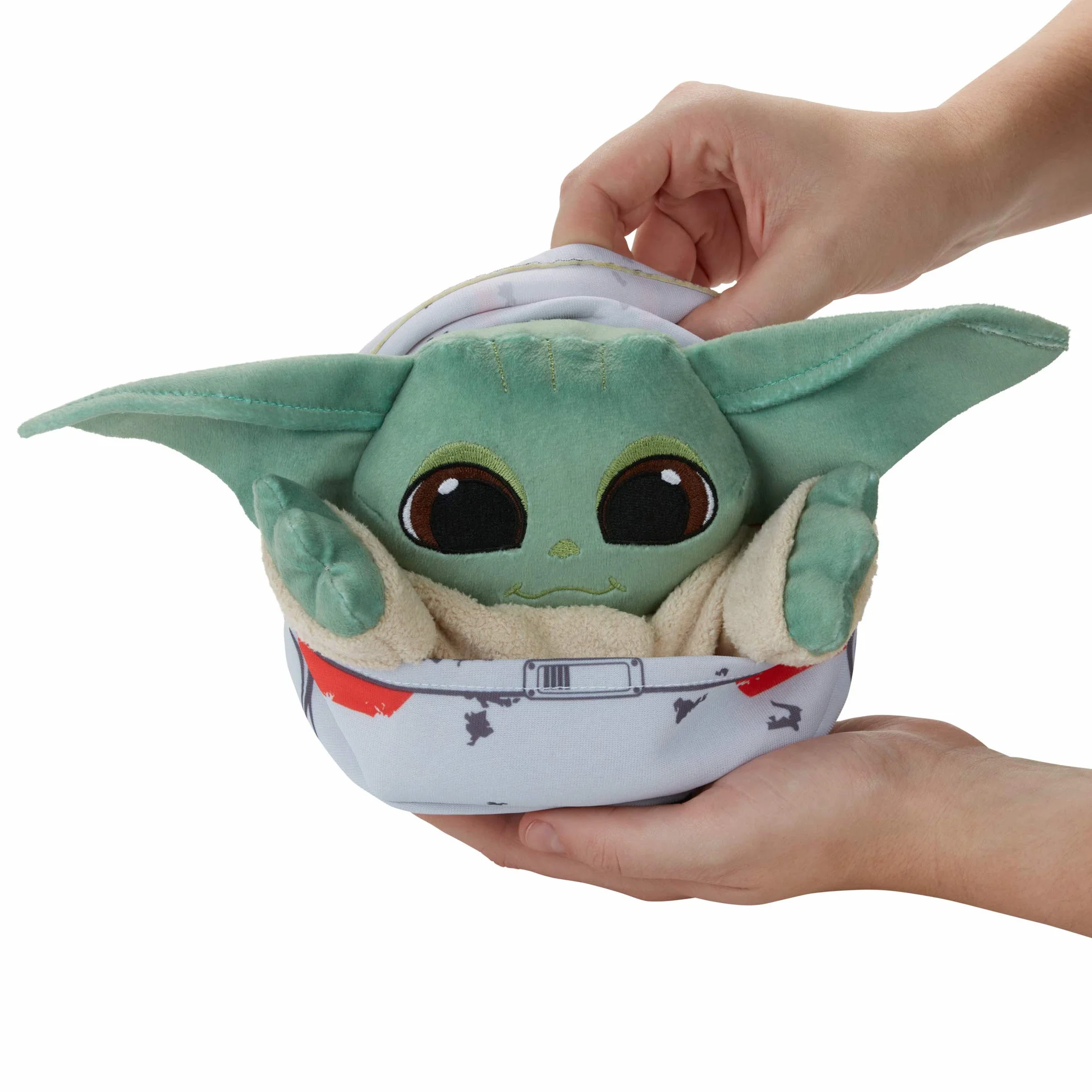 The Child-Grogu z serialu Mandalorian ukryte w gondolce, pluszowa zabawka 3 w 1 z serii Star Wars The Bounty Collection, zabawka dla dzieci od 4 lat