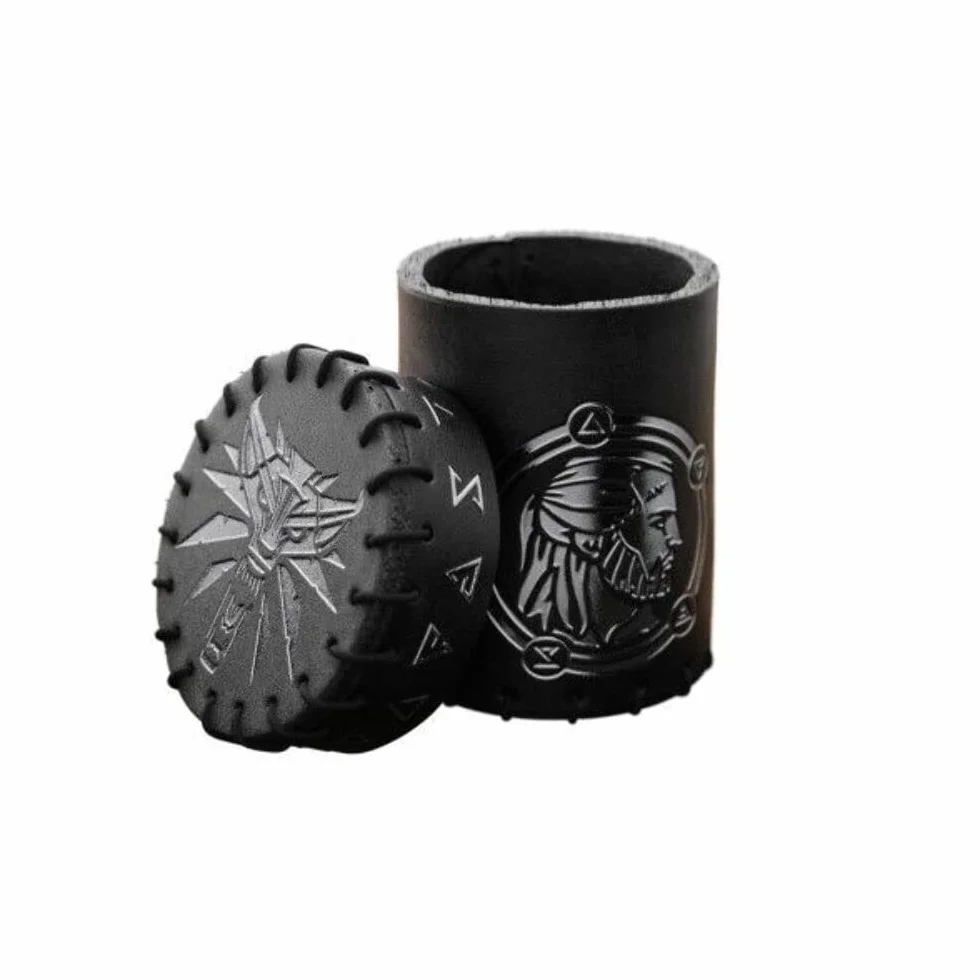 Q Workshop Wiedźmin mówi Cup Geralt Gobelet pour dés Cuir 1 stopka
