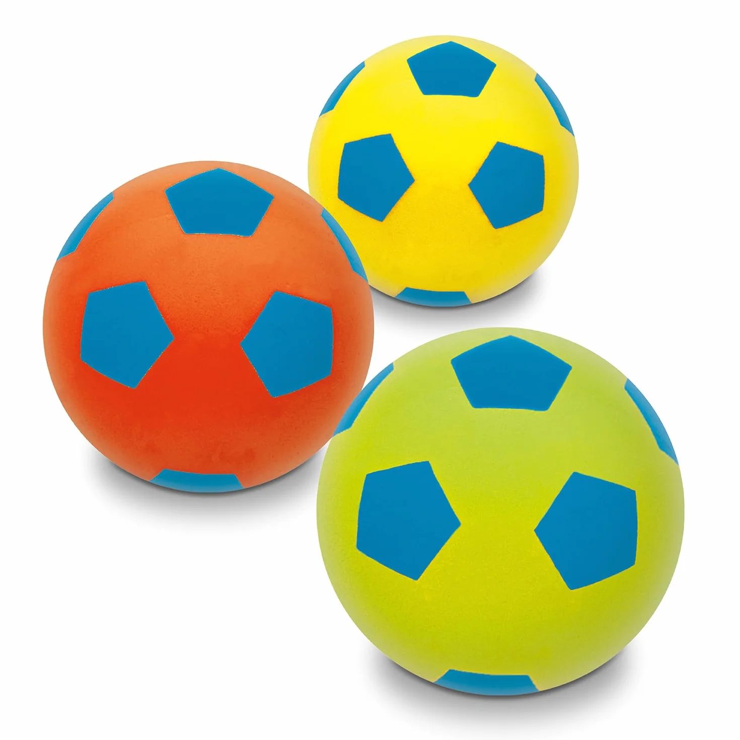 Mondo Toys – Soft Fluo Ball 200 – gąbka o średnicy 20 cm – 1 miękka piłka – różne kolory – 07926