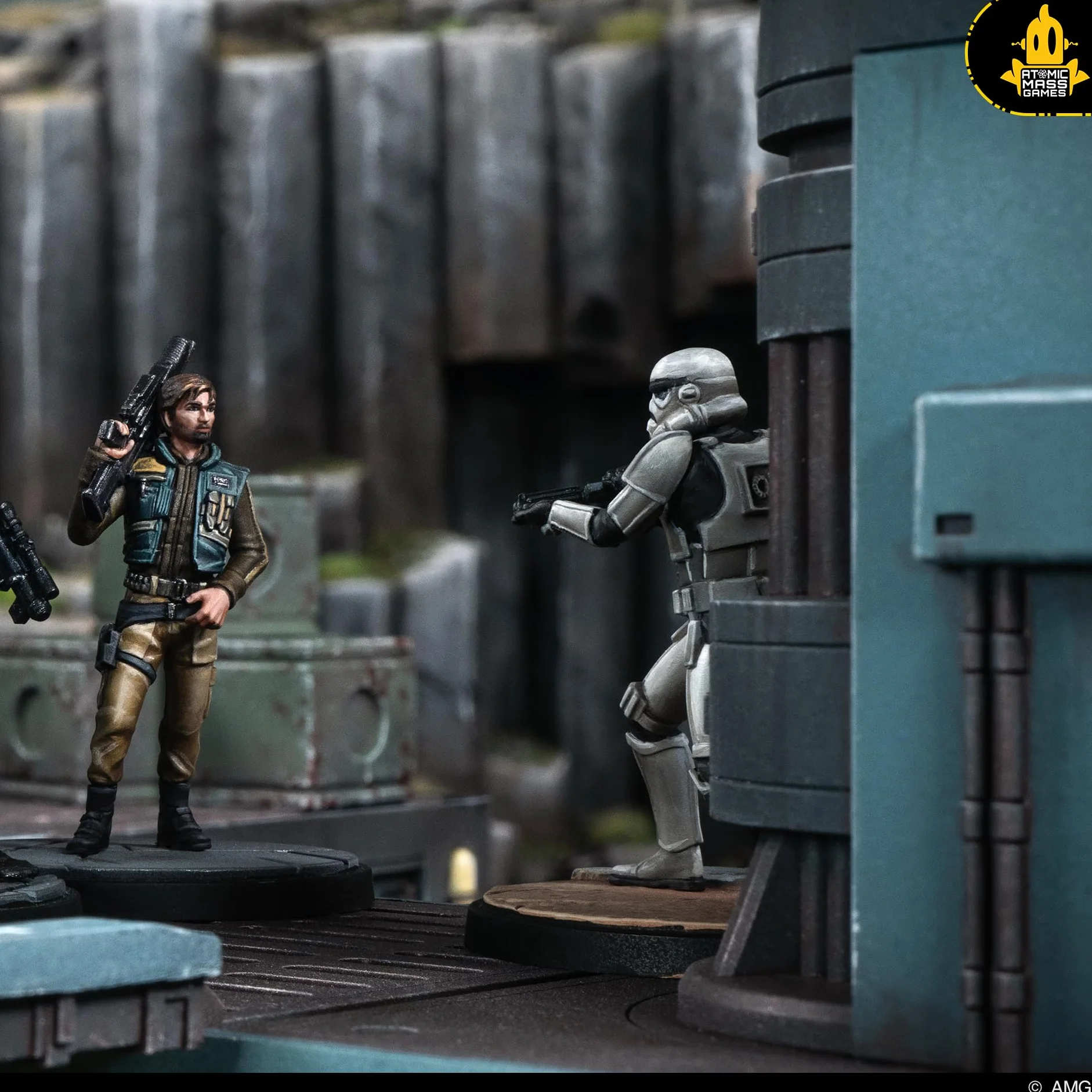 Atomic Mass Games | Star Wars Shatterpoint: All The Way Squad Pack | Gra miniaturowa | Wiek 14+ | 2 graczy | Czas gry ponad 90 minut