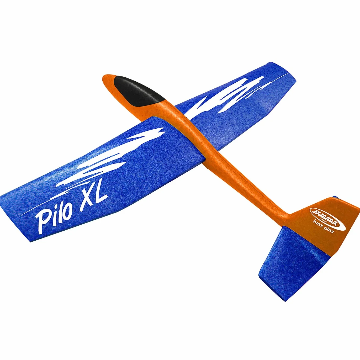 JAMARA 460485 – ślizgacze piankowe 2 w 1 – Pilo XL – super lekkie (160 g), prawie niezniszczalne, przestawiana wysokość do pętli lub poślizgu, rozpiętość skrzydeł 86 cm