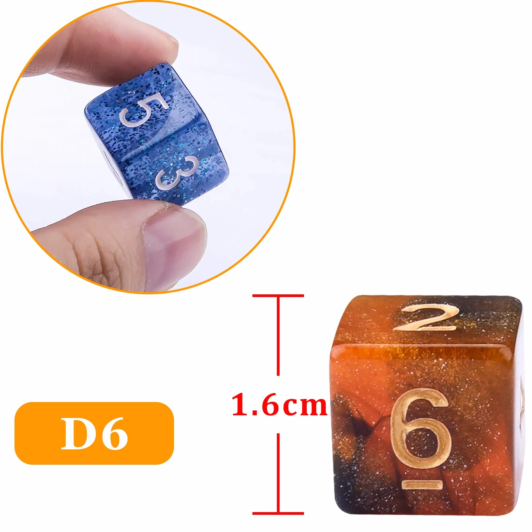 SIQUK Kości wielościenne, 6-stronne, różne kolory, do gier stołowych DND RPG, MTG, z czarną aksamitną torbą do przechowywania, 35 szt