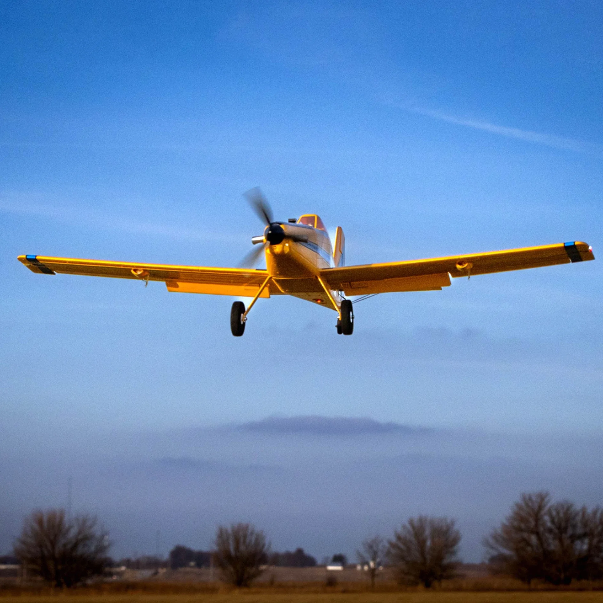 E-flite EFLU16450, UMX Air Tractor BNF Basic elektryczny samolot (702 mm) RC, żółty