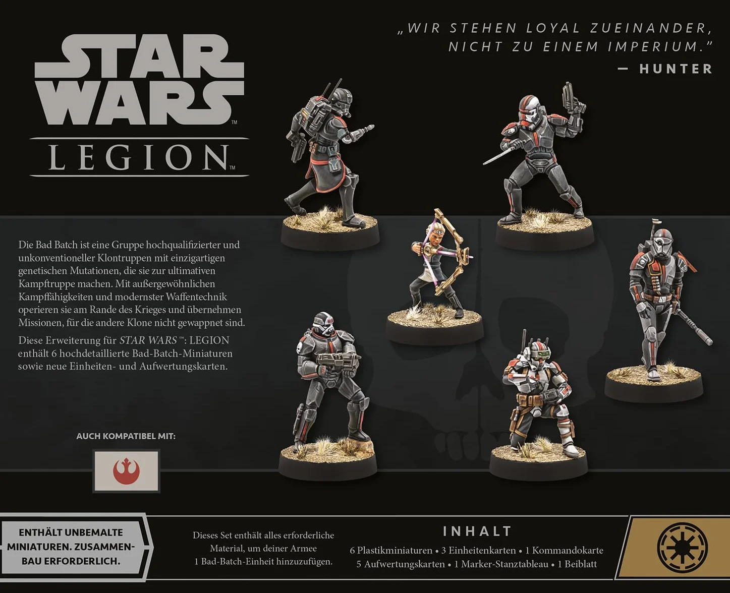 Atomic Mass Games Star Wars: Legion Bad Batch Dodatek Agenta Do Gry Figurkowej 2 Graczy 90 Minut