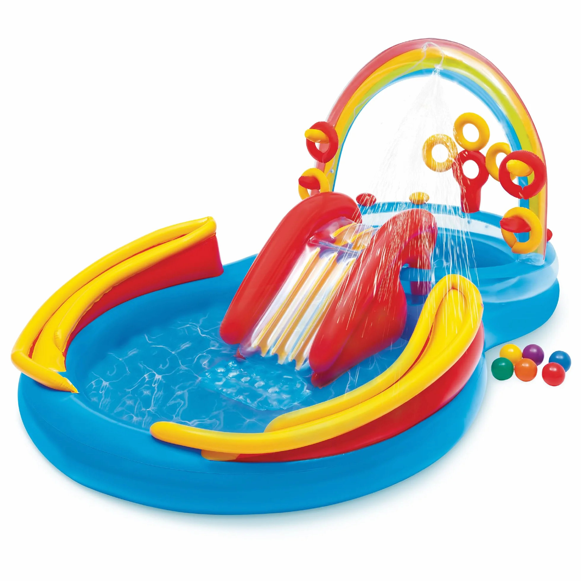 Intex Rainbow Ring Play Centre Wielokolorowy