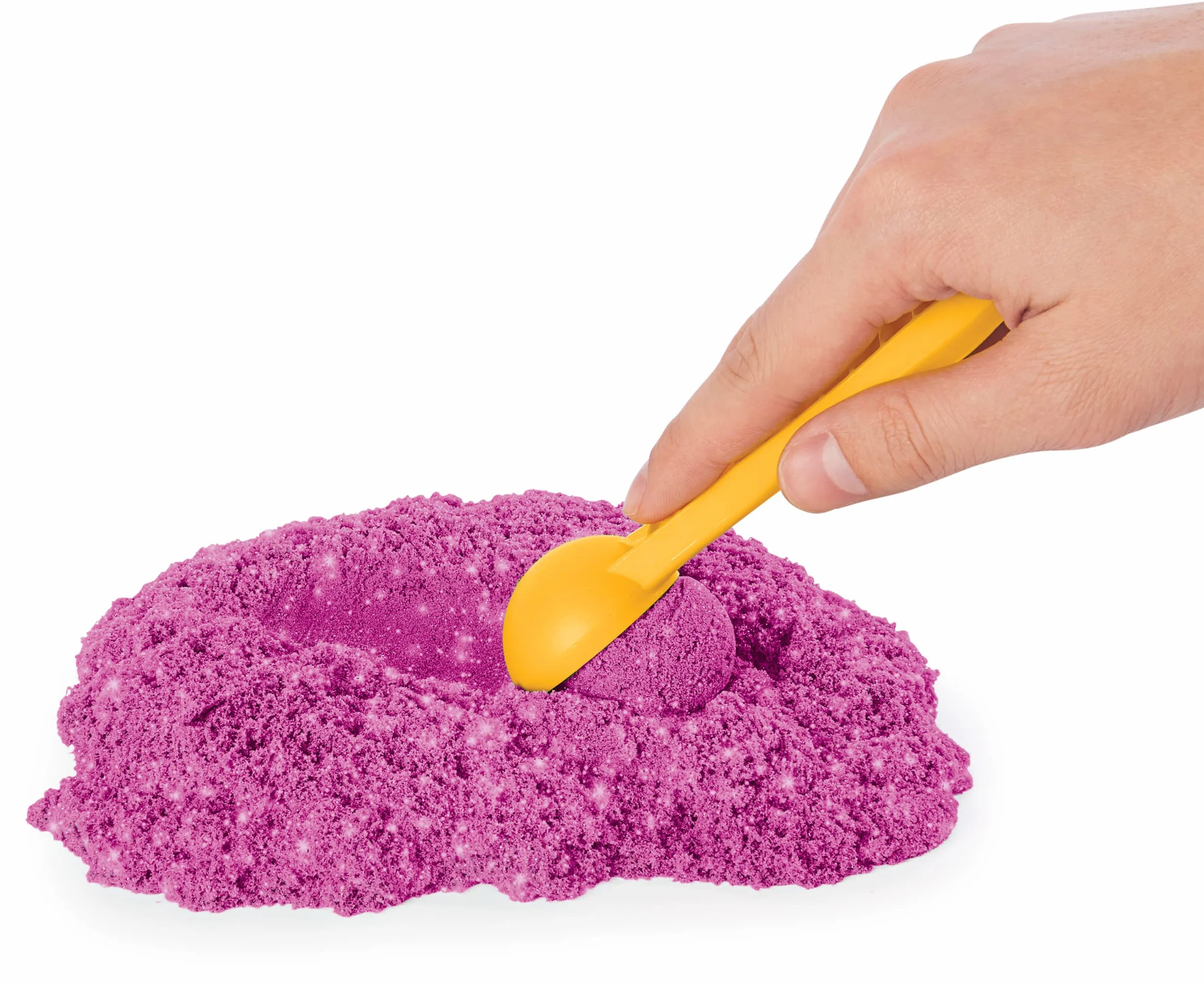 Kinetic Sand Shimmer Sand Castle 454 g różowy zabawki dla dzieci 3 lat