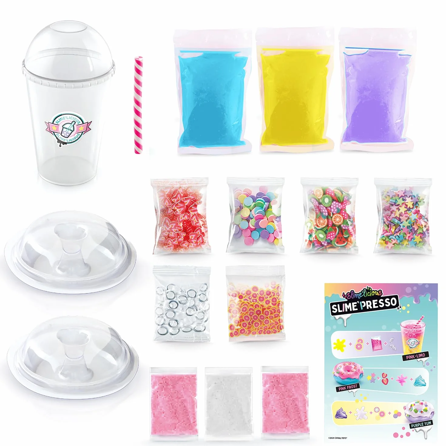 Canal Toys - Slime'Presso - Zrób i dostosowuj swoje pączki Slime DIY - SSC 257, Niebieski