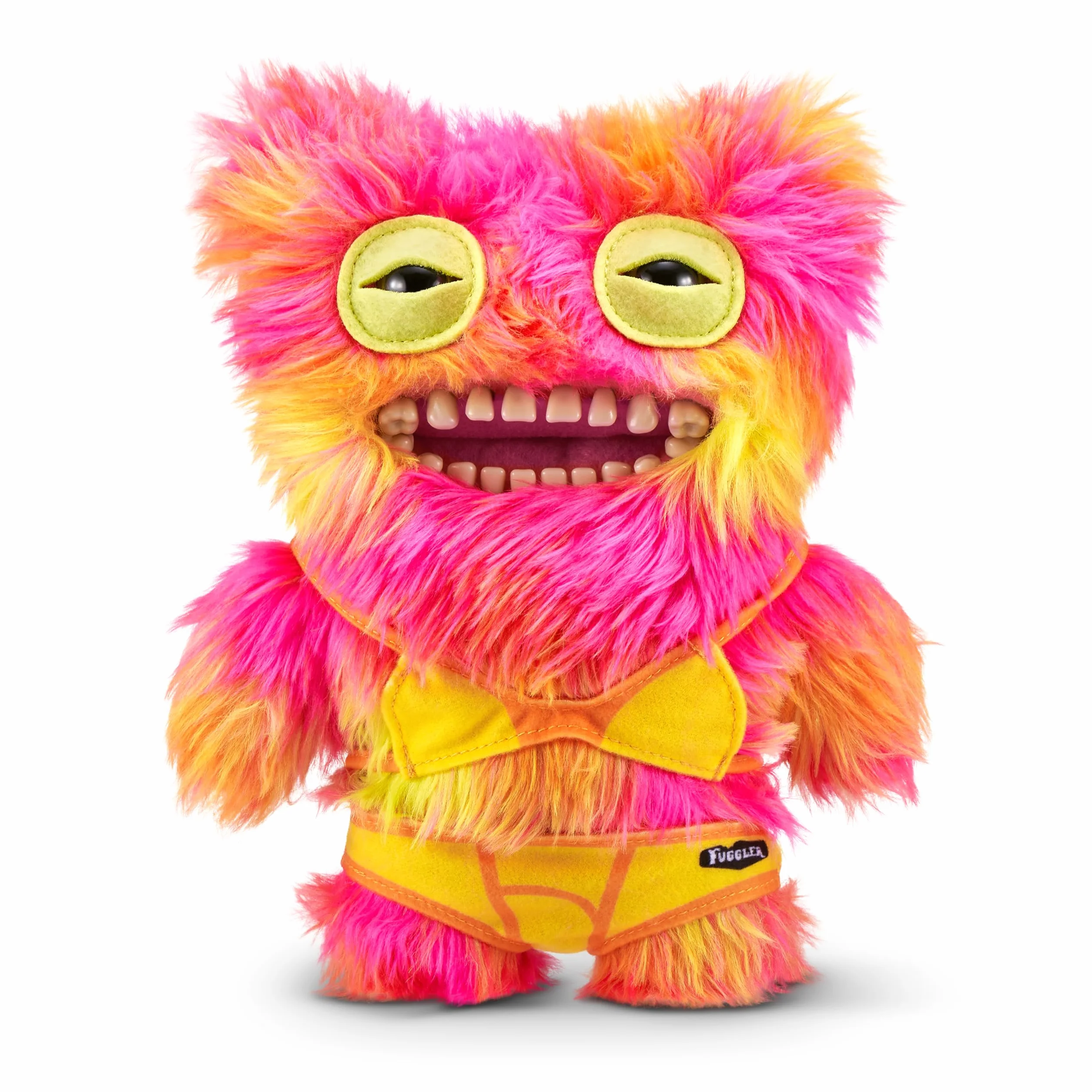 Fuggler Vacay Vibes by ZURU, Funny Ugly Monster, Plush, Collectible, Toy (Mr Buttons - Multi)