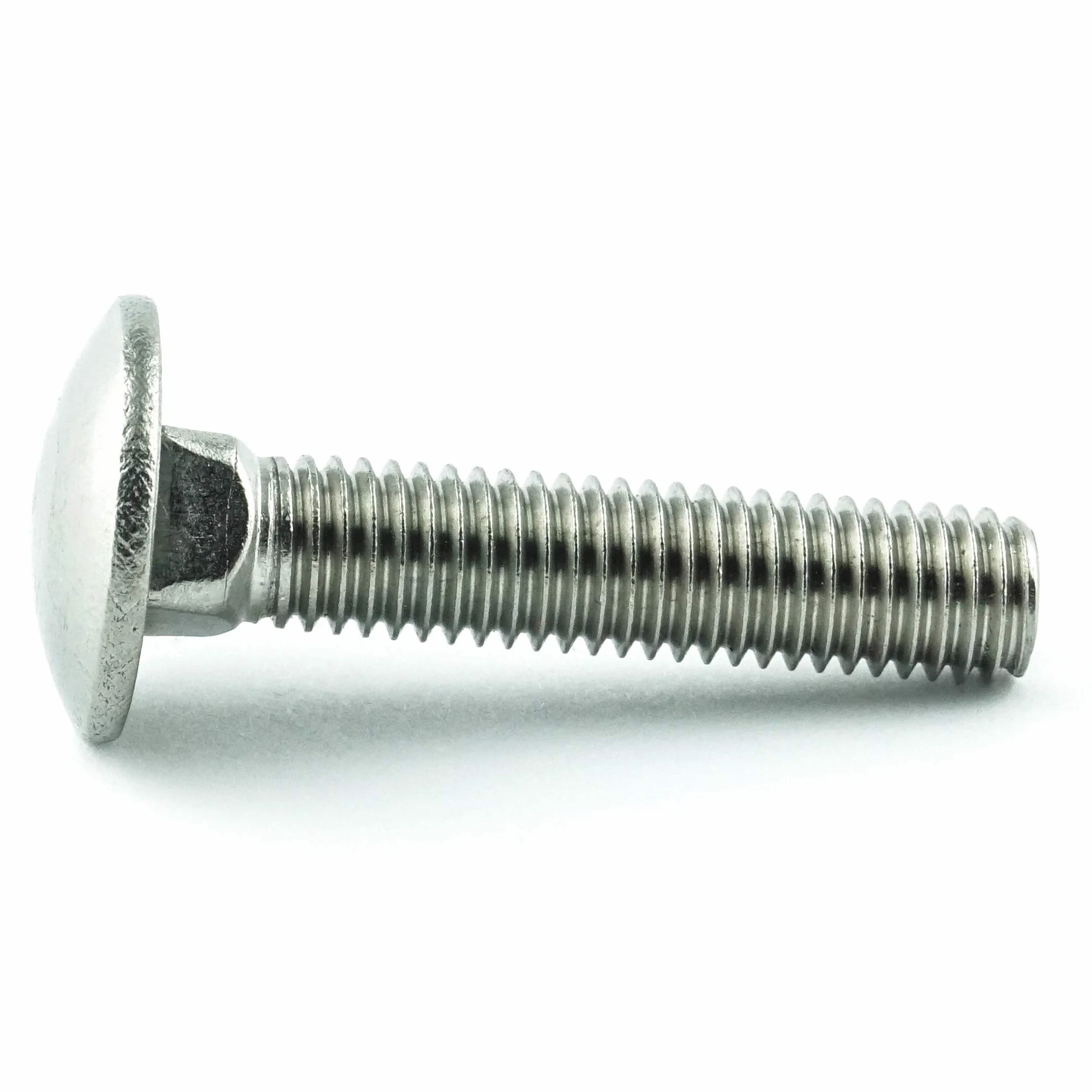 M6 x 110 mm (10 sztuk) śruby zamkowe z nasadką czworokątną - stal szlachetna VA A2 V2A - śruby płaskie okrągłe z gwintem pełnym, nierdzewnym - DIN 603 - ISO 8677 | AGBERG