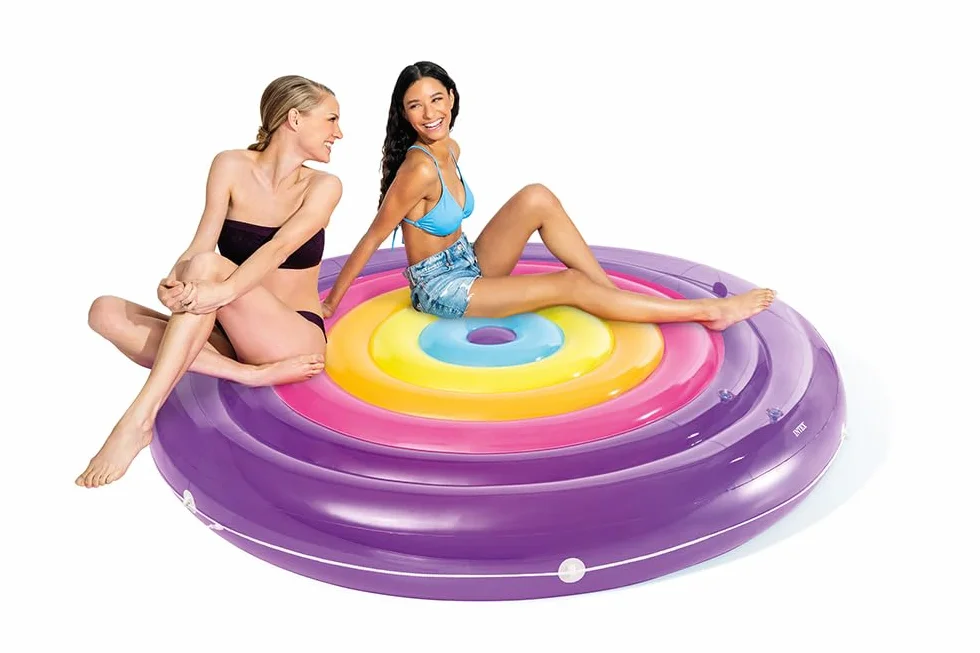 Intex Rainbow Fiesta Island Inflated Size 2.01m x 24cm