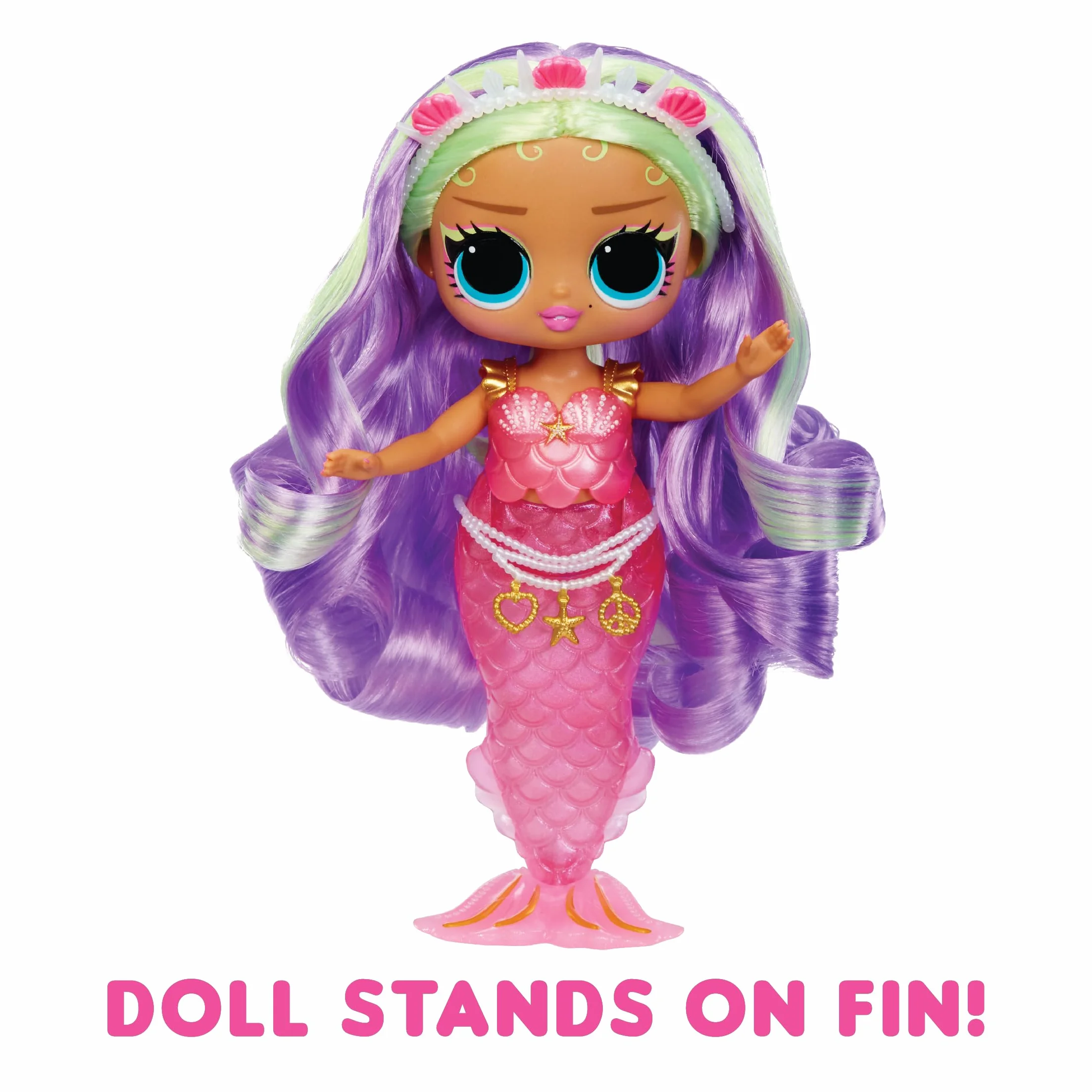 L.O.L. Surprise! Tweens - Mermaid Cleo Clove - Modna Lalka ze Zmieniającym Kolor Ogonem, Ruchomą Płetwą i Pięknymi Akcesoriami - Zabawki dla Dzieci i Kolekcjonerów powyżej 4 Lat