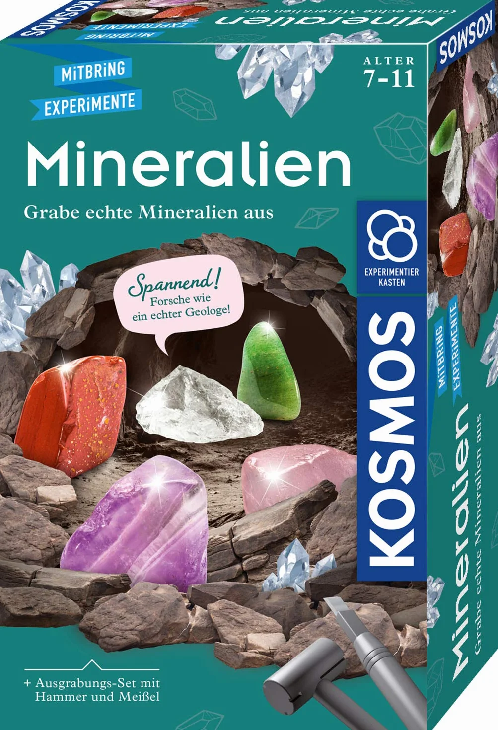 Kosmos Minerały: zestaw eksperymentalny