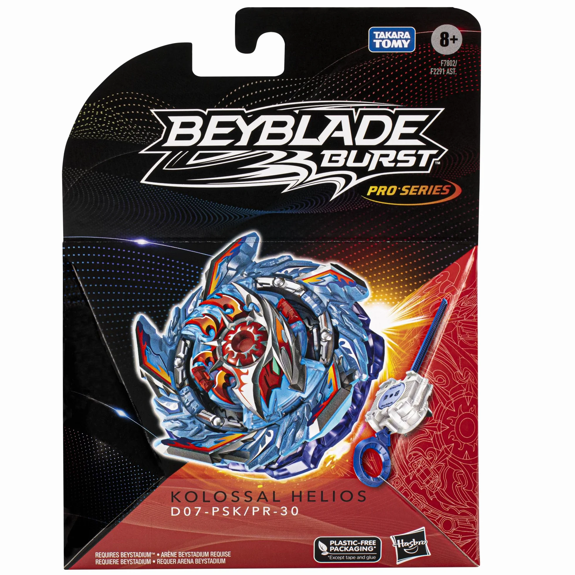 Beyblade Burst Pro Series Colossal Helios Beyblade Starter Pack, typ równowagi spinning top z Beyblade Starter