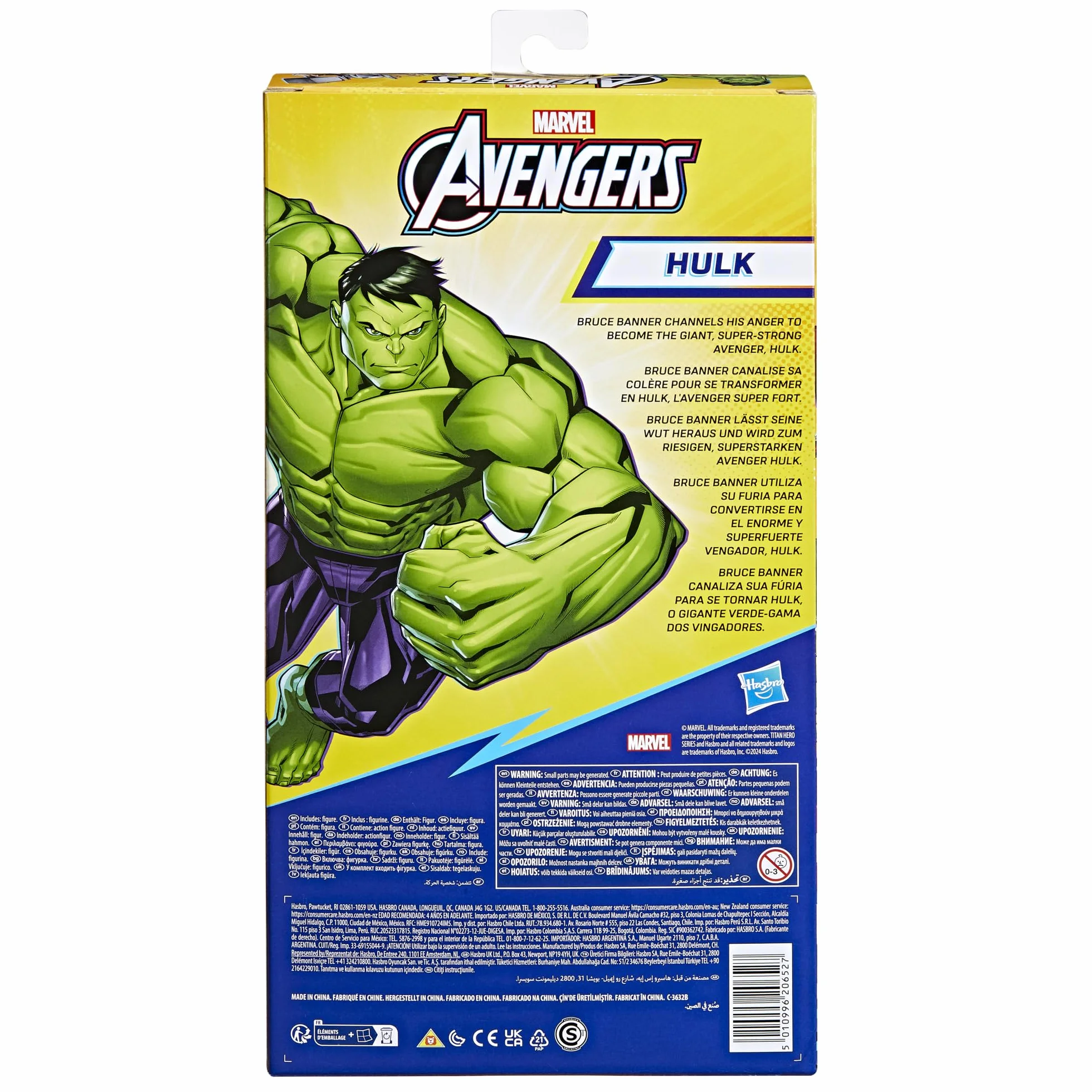 Hasbro Marvel Avengers Titan Hero Serie Blast Gear Deluxe Hulk figurka akcji, 30 cm, dla dzieci od 4 lat