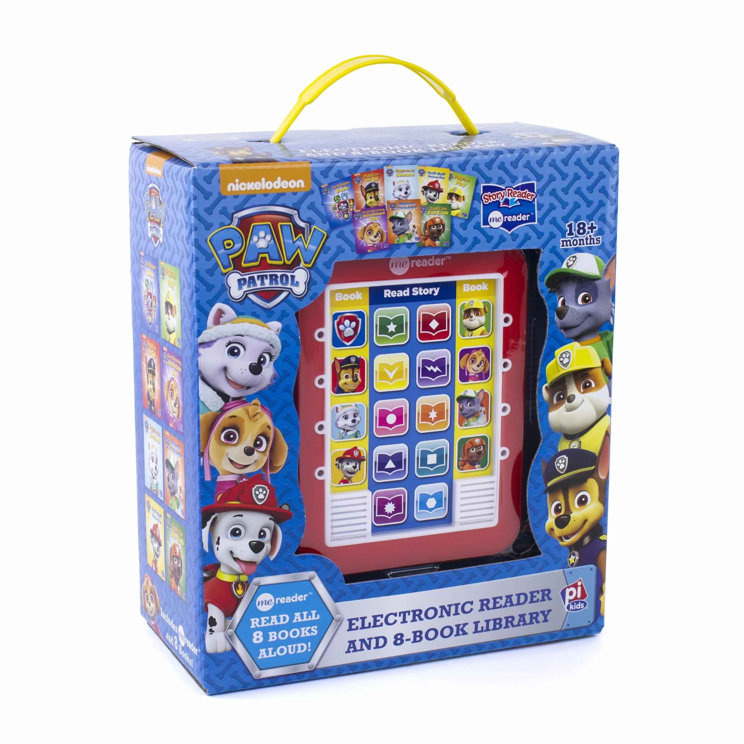 Nickelodeon - Paw Patrol Me Reader Electronic Reader and 8 Sound Book Library - PI Kids: Me Reader: 8-Book Library and Electronic Reader