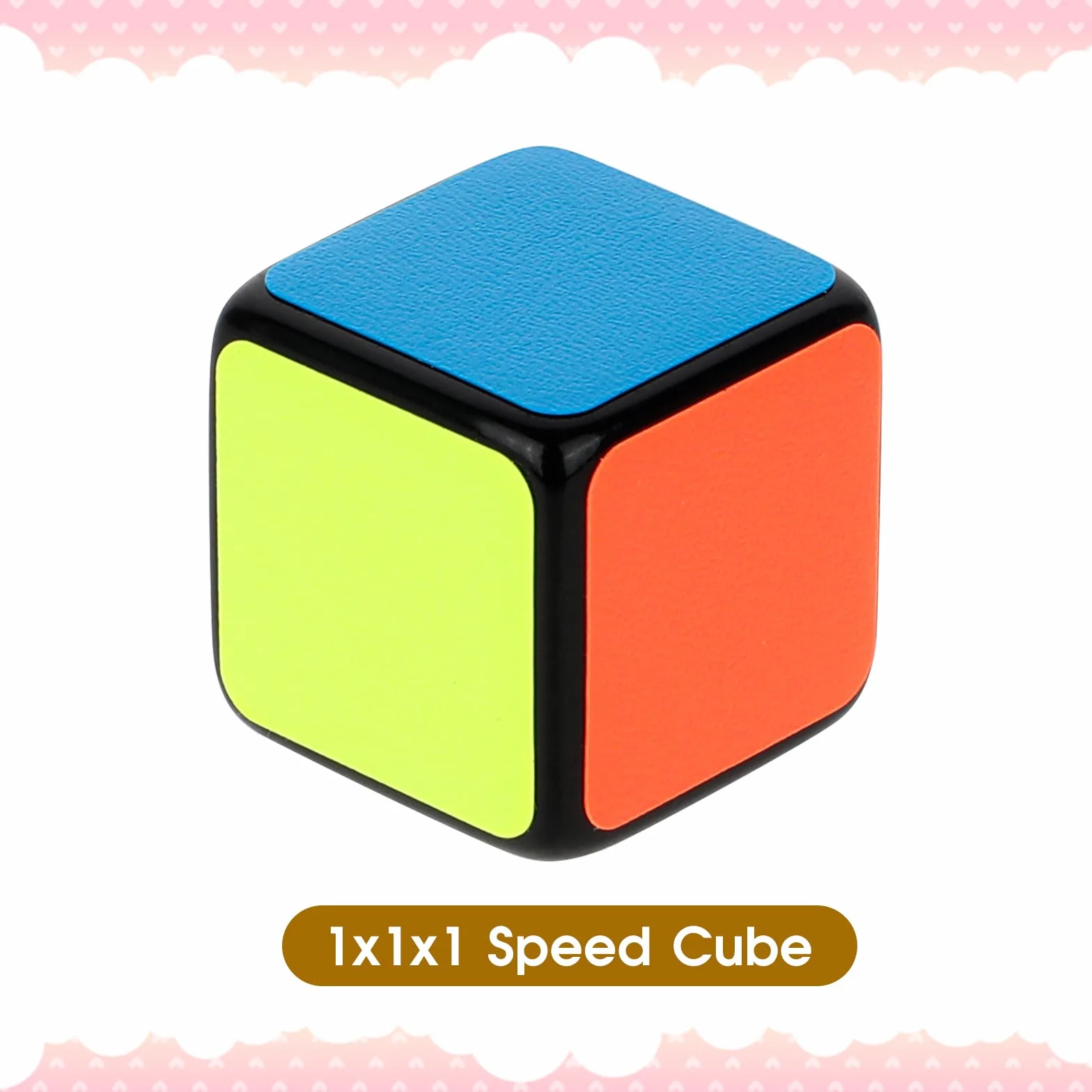 Qianyu Quick Restore 1x1 Speed Cube, bez naklejek, szybkie płynne obracanie, lekka magiczna kostka