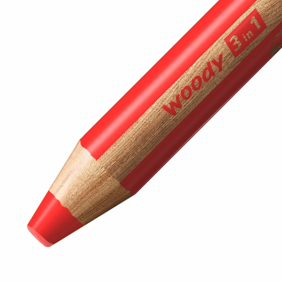 STABILO woody 3 in 1 ARTY kredka wielozadaniowa etui 10 kolorów + temperówka