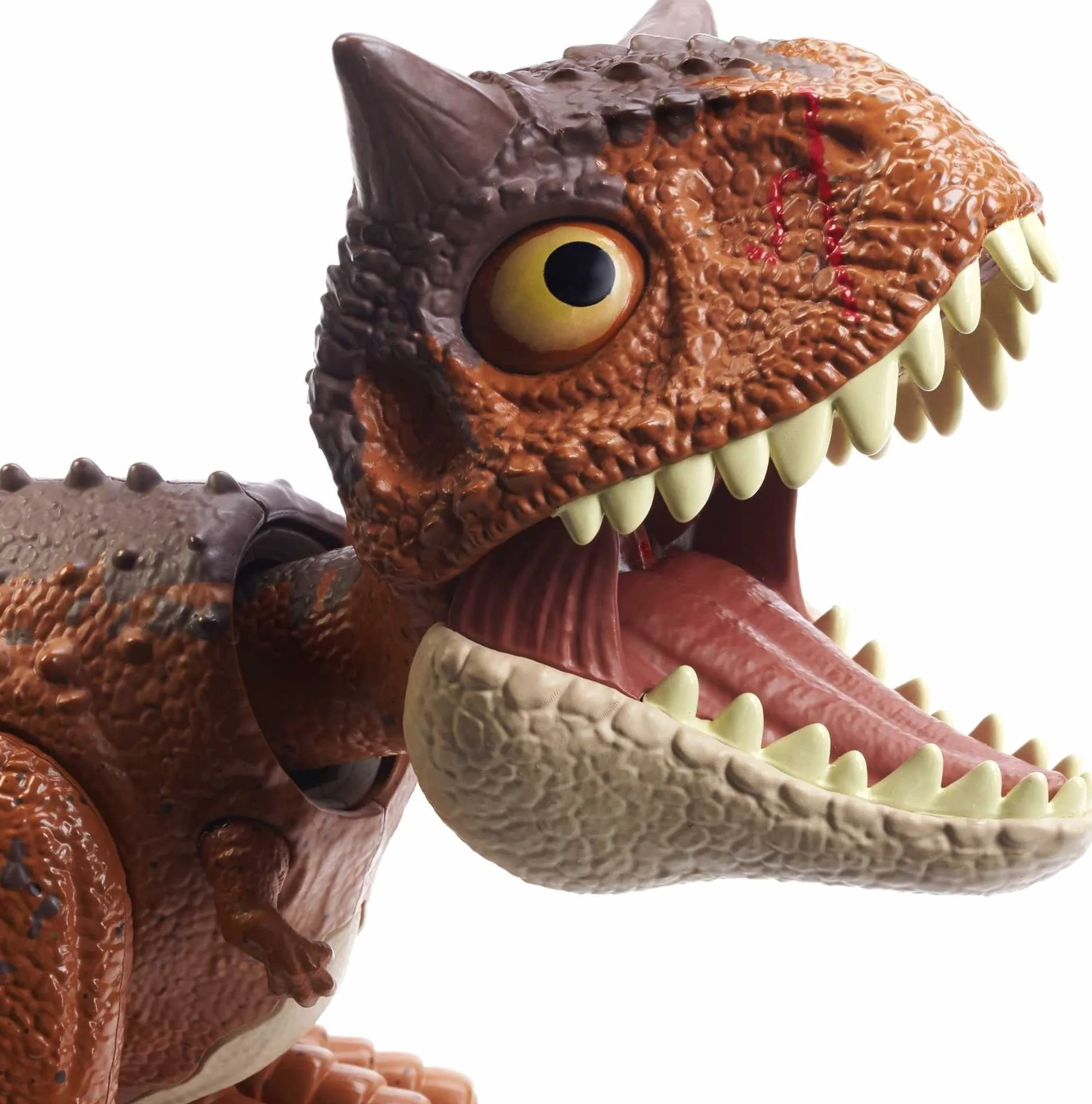 Jurassic World HBY85 - Atak ukąszenia Carnotaurus Toro Figurka akcji dinozaura, wiek 4+
