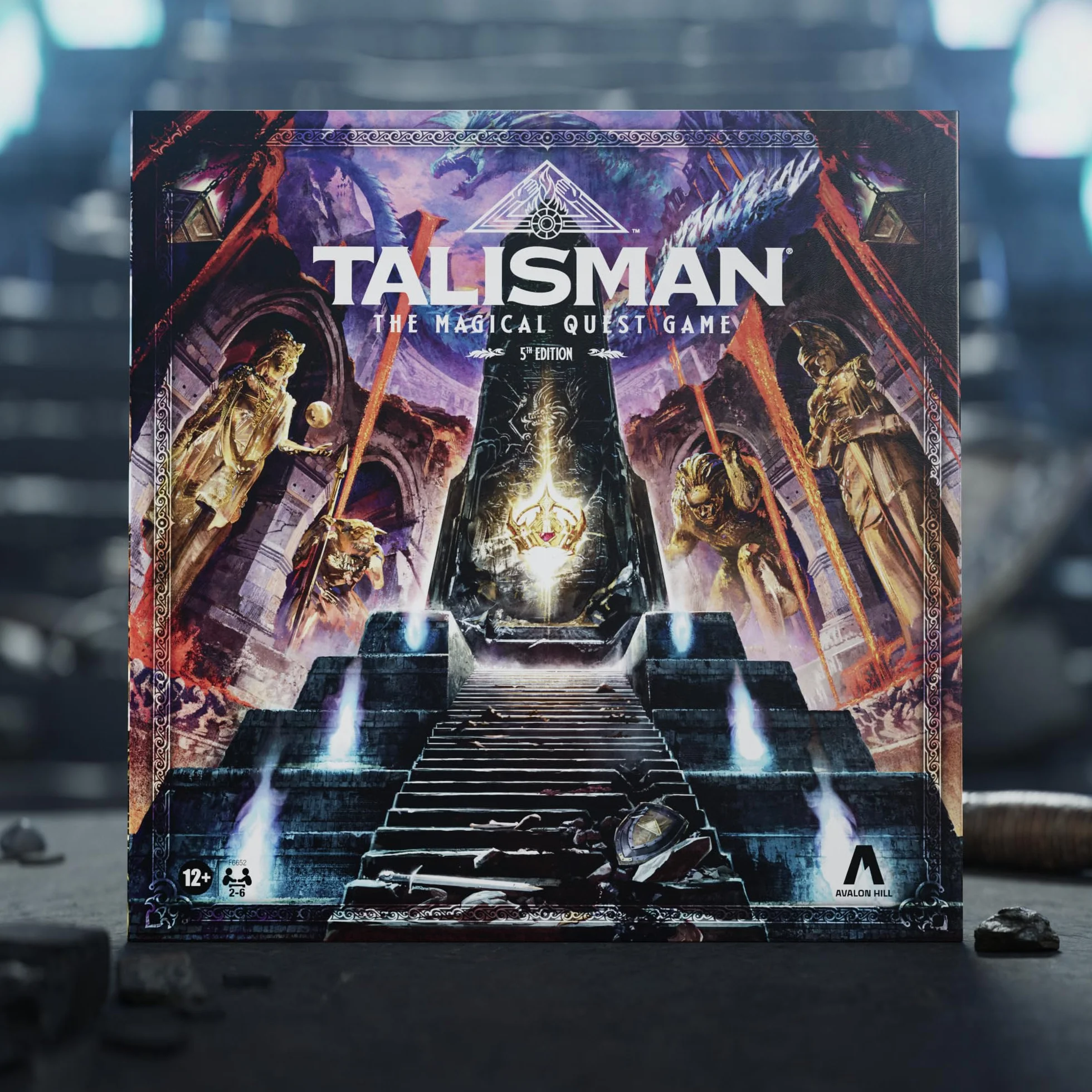 Avalon Hill Talisman: The Magical Quest Board Game, 5. edycja | Fantasy Tabletop Adventure Games | Od 12 lat i więcej | 2 do 6 graczy | Gry strategiczne RPG