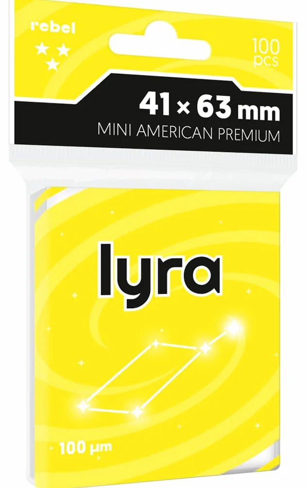 Asmodee, Koszulki na karty (41x63 mm) "Mini American Premium", 100 sztuk