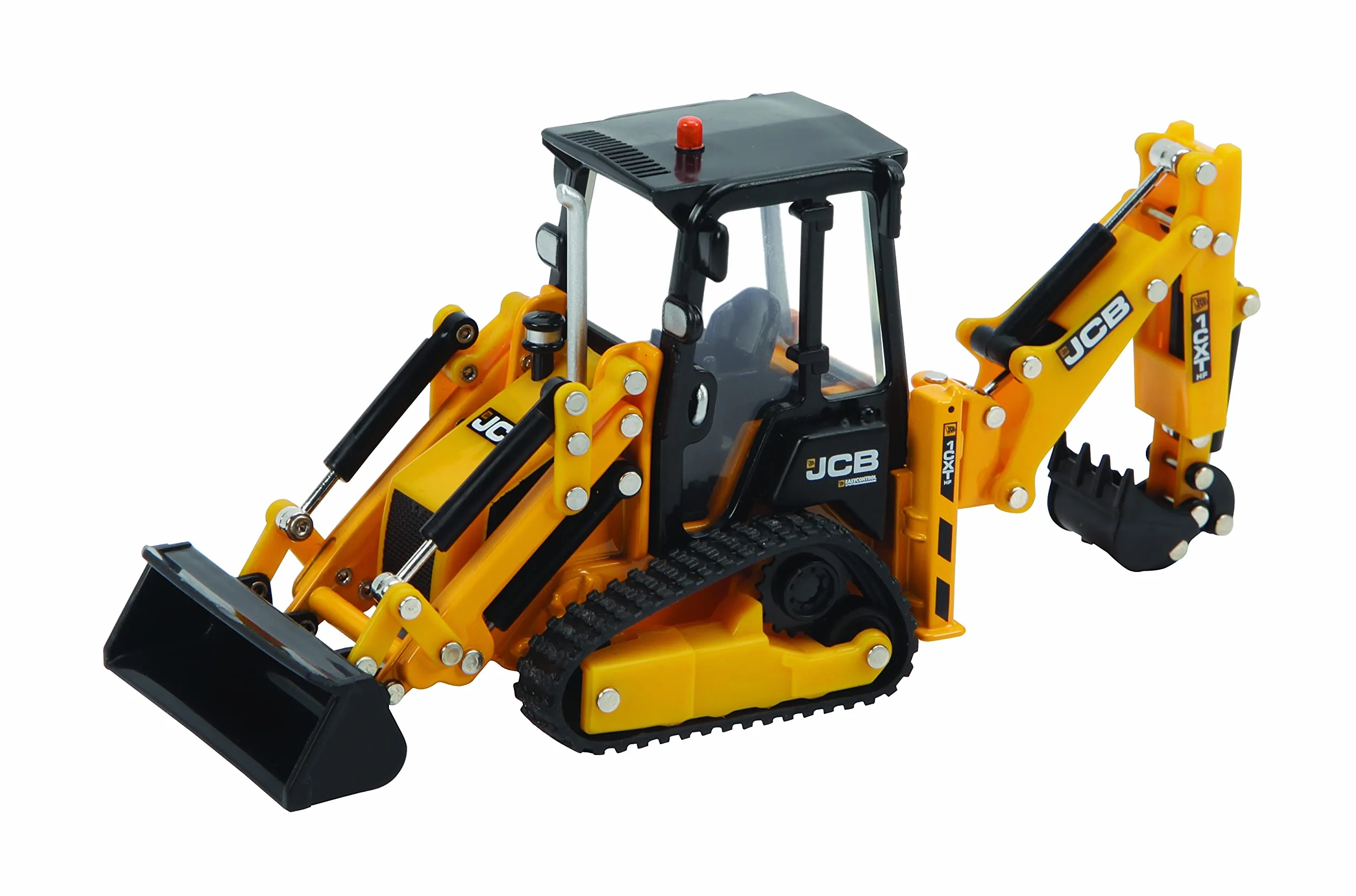 Britains JCB Farm Tomy Toys, koparko-ładowarka gąsienicowa, ciężarówka 1:32 JCB 1CXT, zabawka kolekcjonerska, zabawka rolnicza w skali 1:32, odpowiednia dla kolekcjonerów i dzieci, 3 lata plus