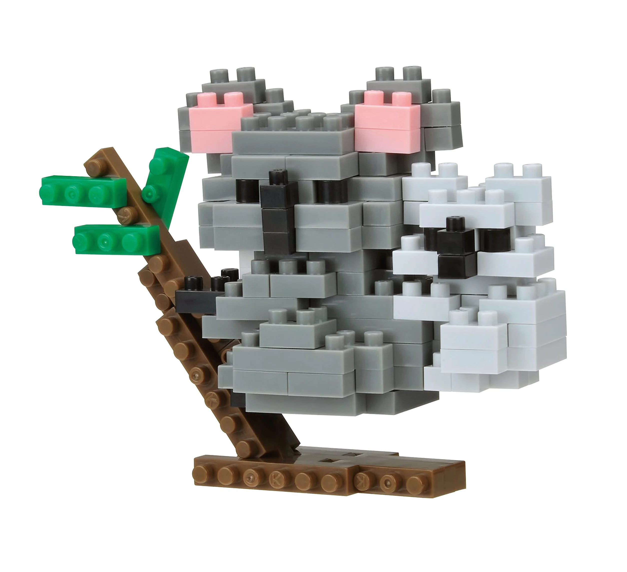 Bandai Nanoblock Koala Mini figurka z cegły zestaw do budowania NBC257