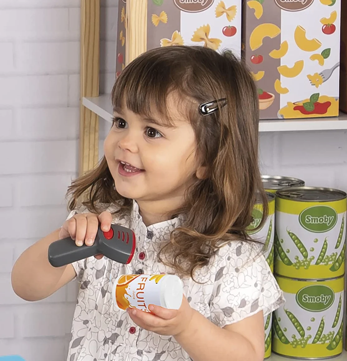 Smoby 7600350114 Kasa elektroniczna duża ze skanerem
